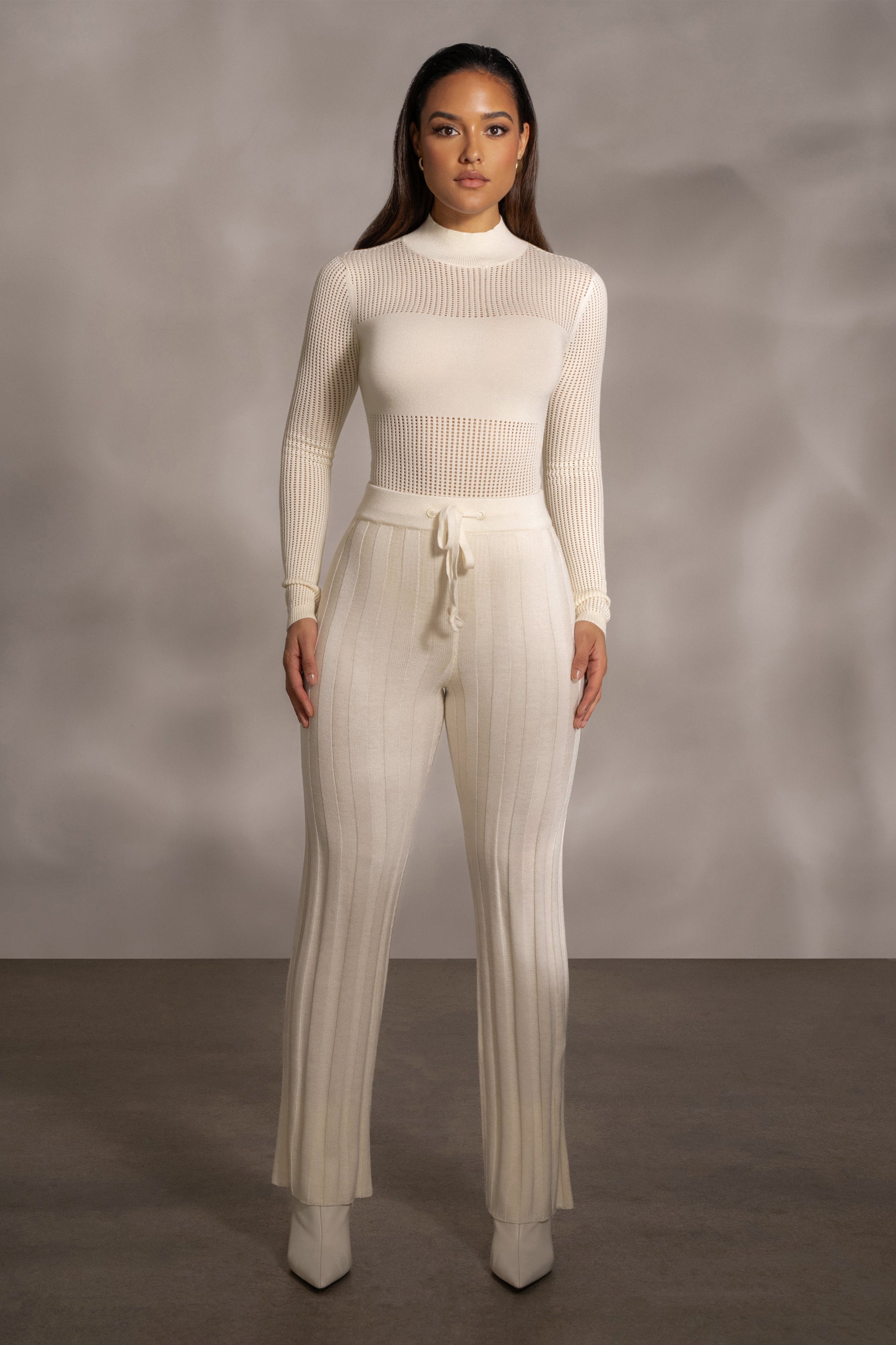 Buttercream Darcey Ribbed Pants JLUXLABEL