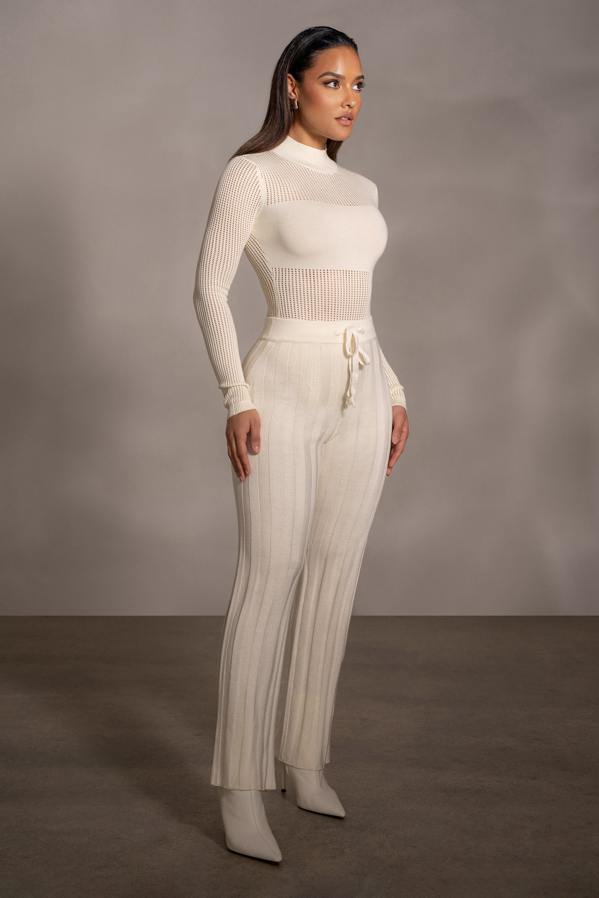 Buttercream Darcey Ribbed Pants JLUXLABEL