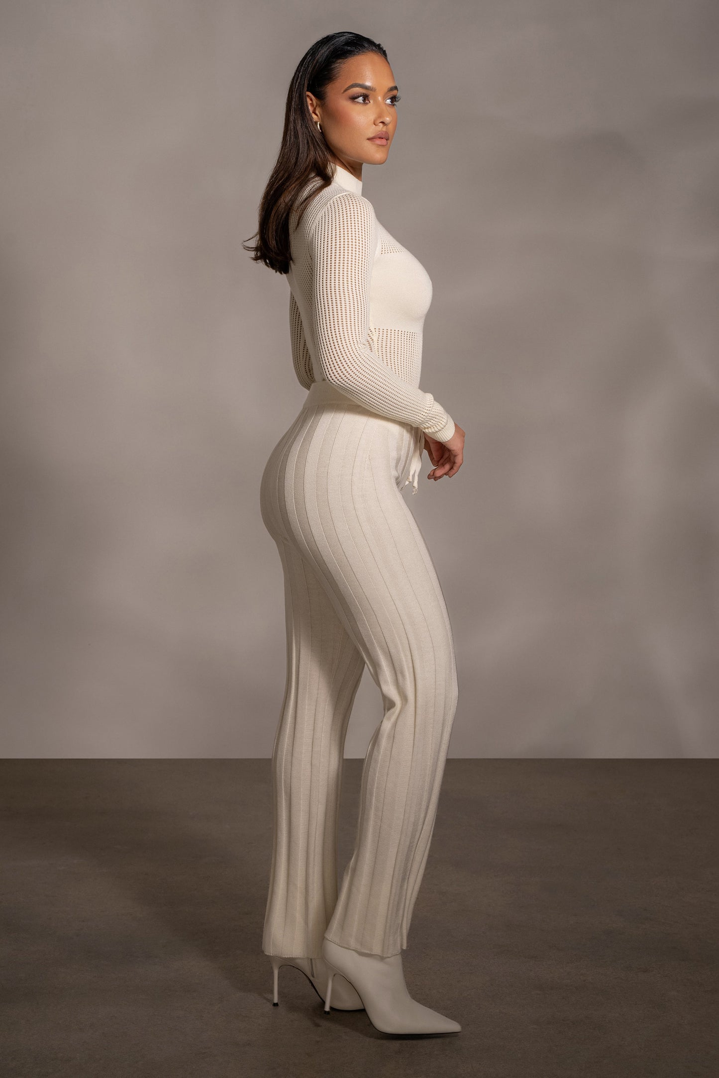 Buttercream Darcey Ribbed Pants JLUXLABEL