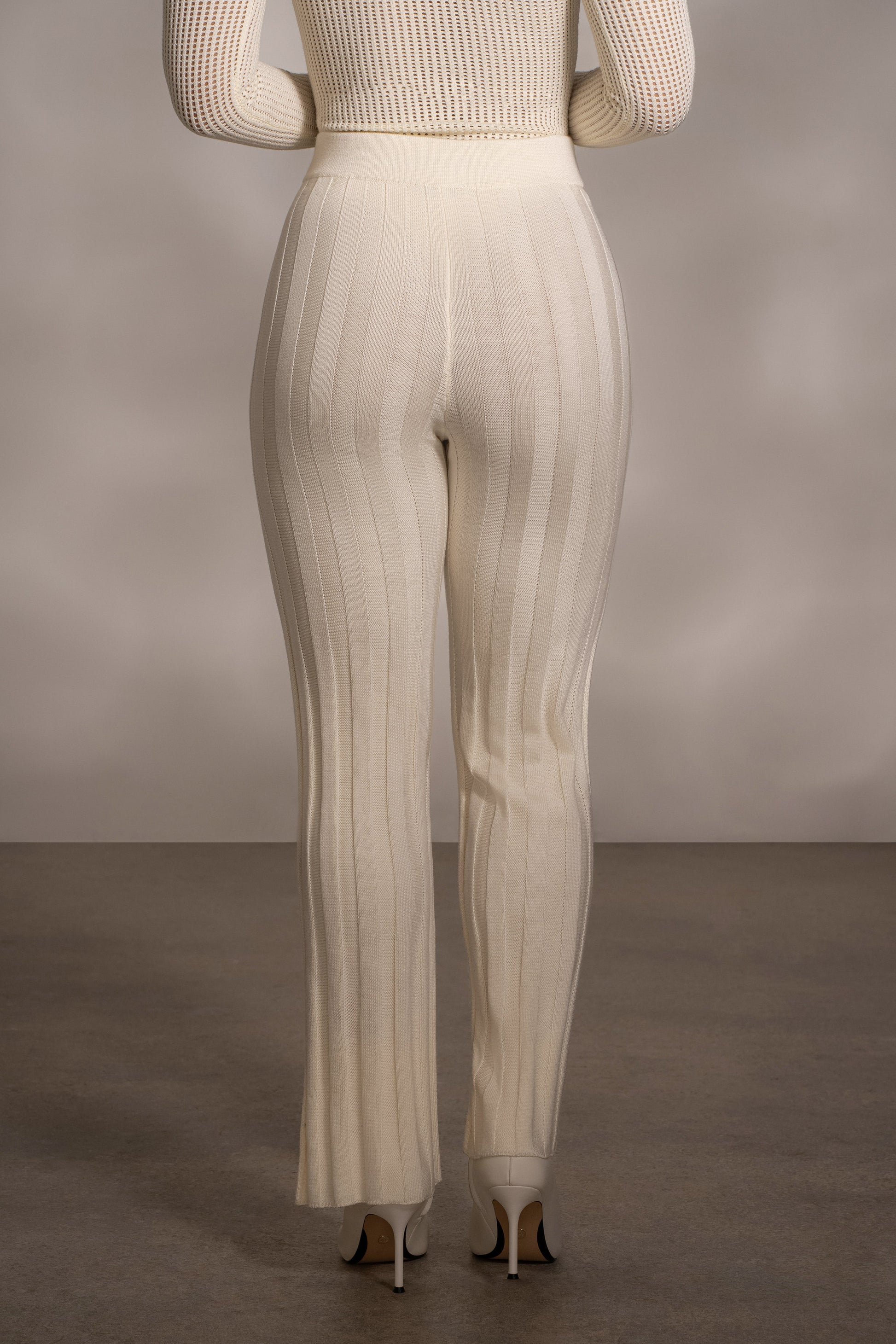 Buttercream Darcey Ribbed Pants JLUXLABEL