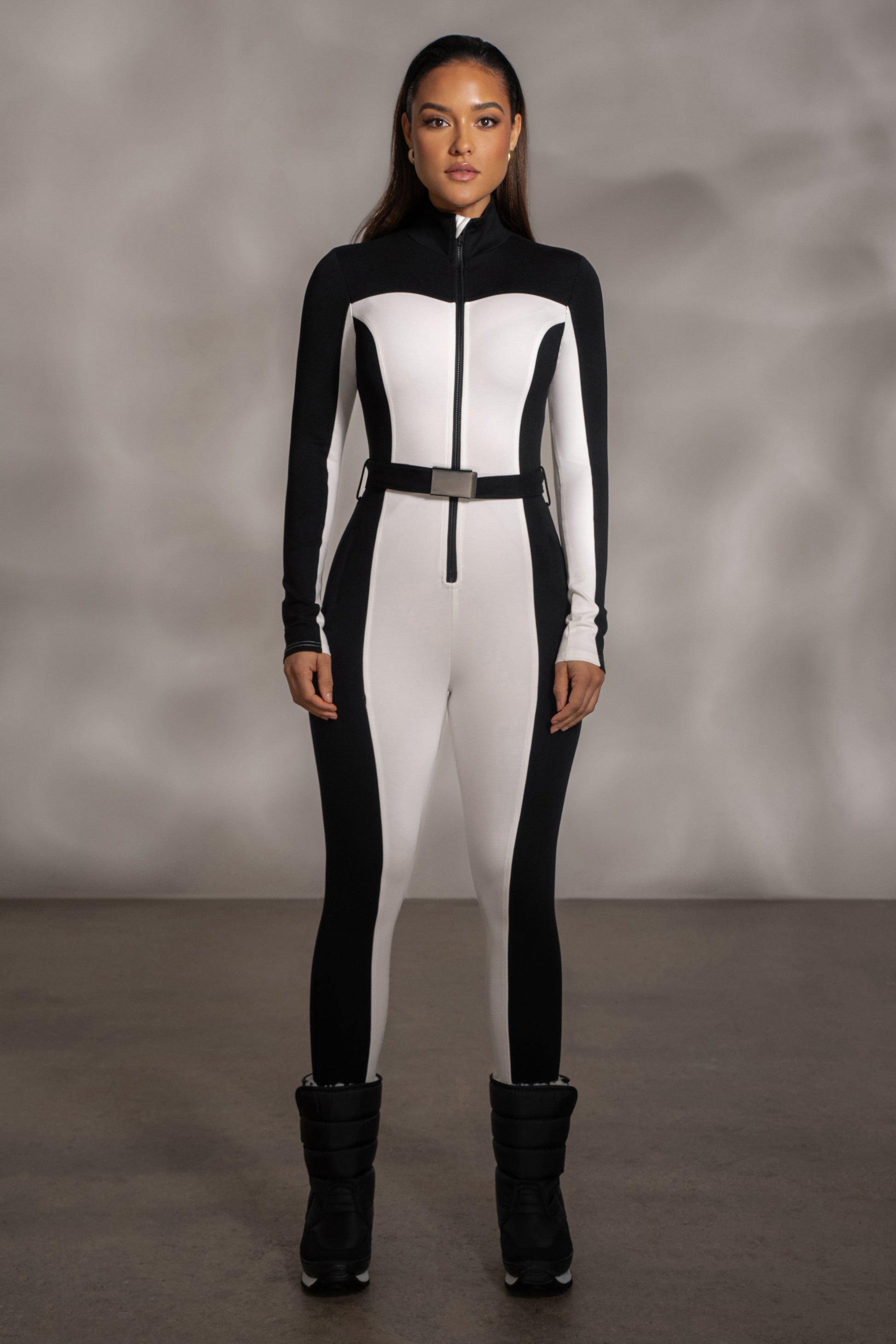 Black Arctic Rush Ski Suit JLUXLABEL