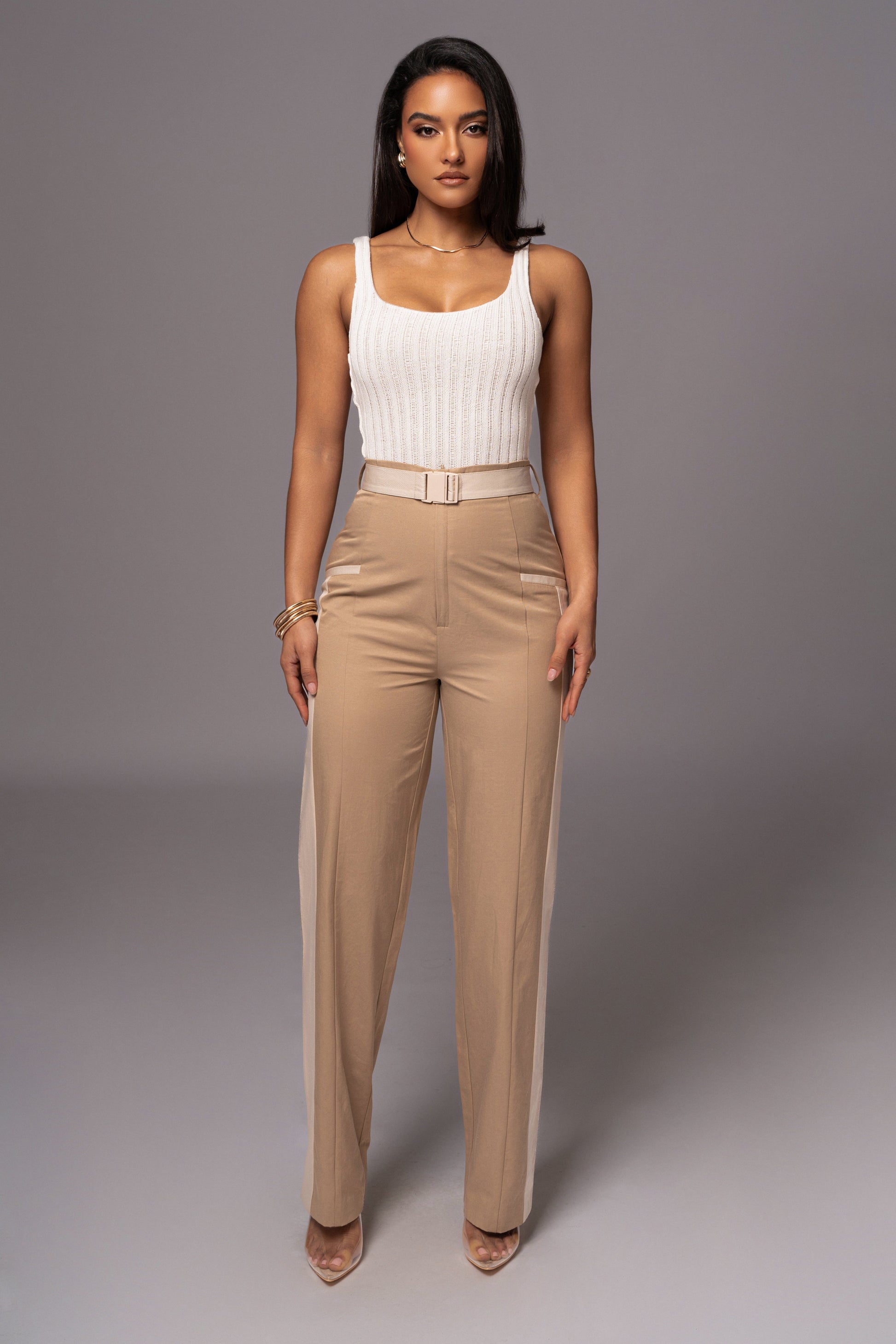 Khaki For The Moment Pants JLUXLABEL