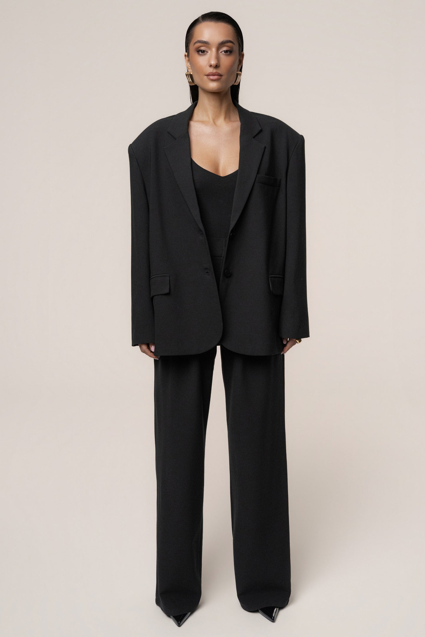 Black Core Standard Blazer JLUXLABEL