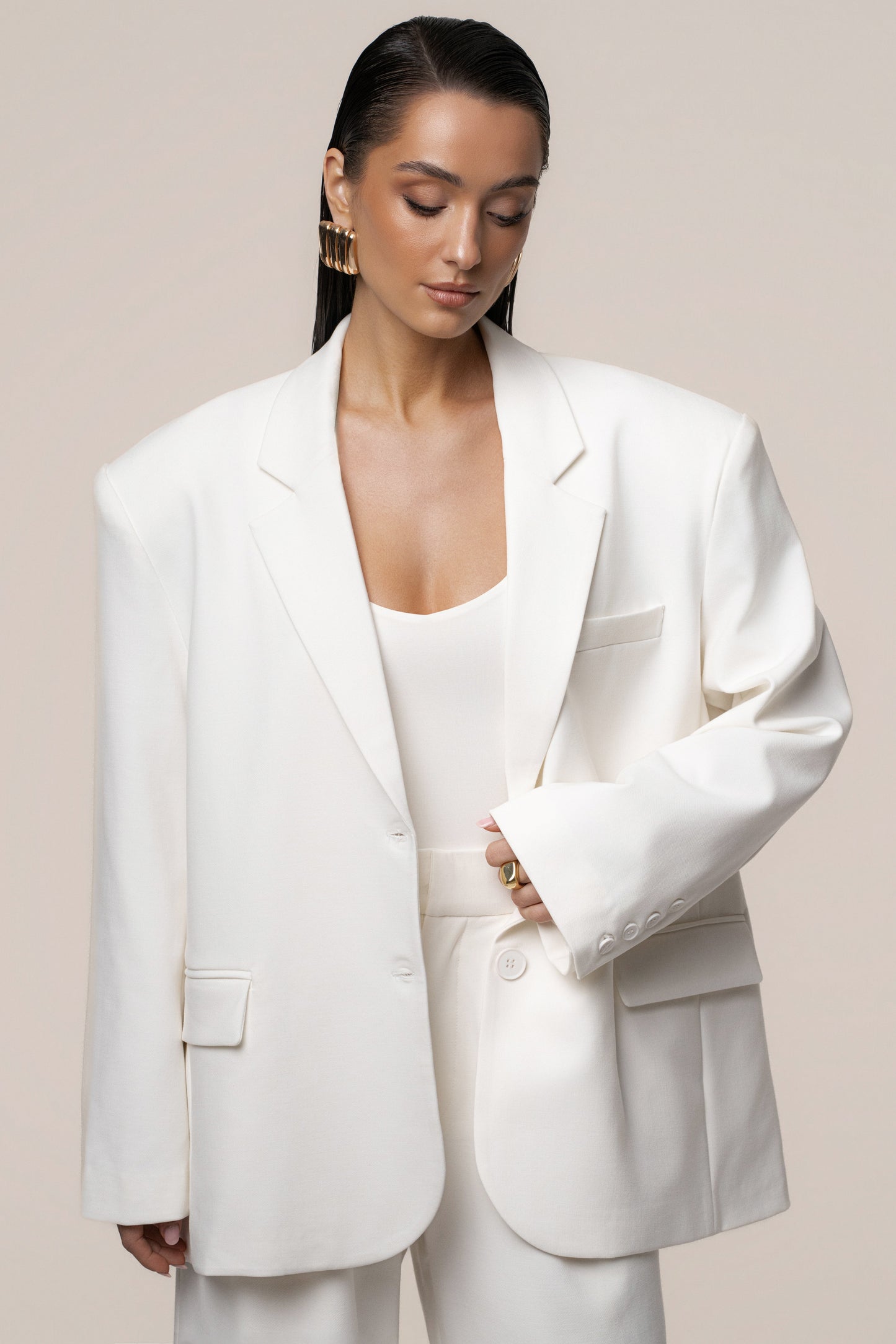 Ivory Core Standard Blazer JLUXLABEL