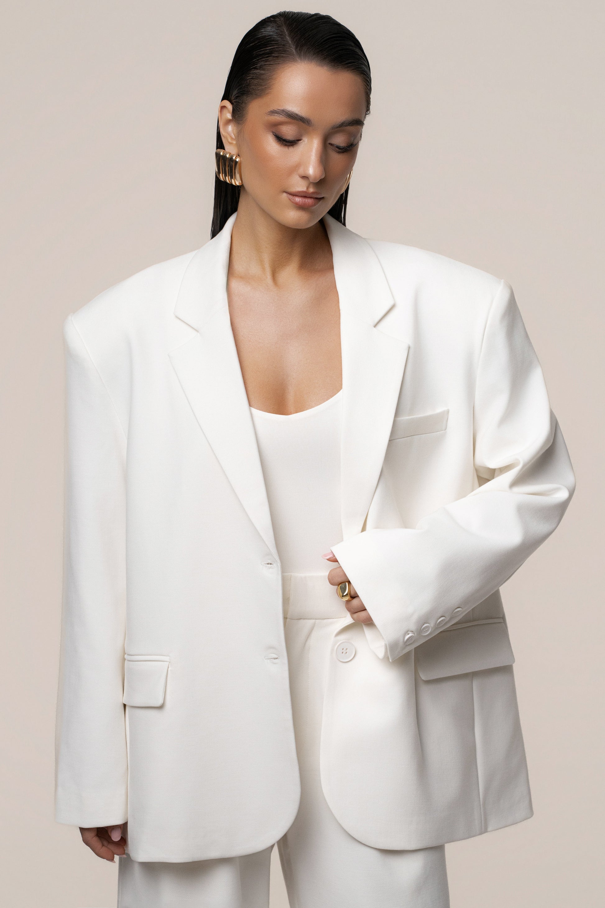 Ivory Core Standard Blazer JLUXLABEL