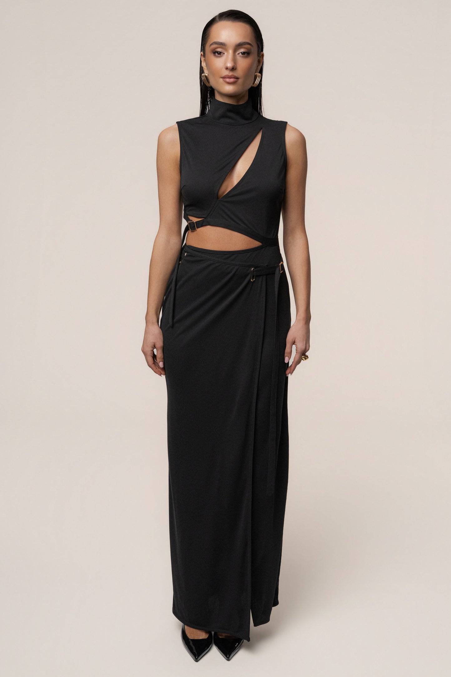 Black Behind The Scenes Dress JLUXLABEL