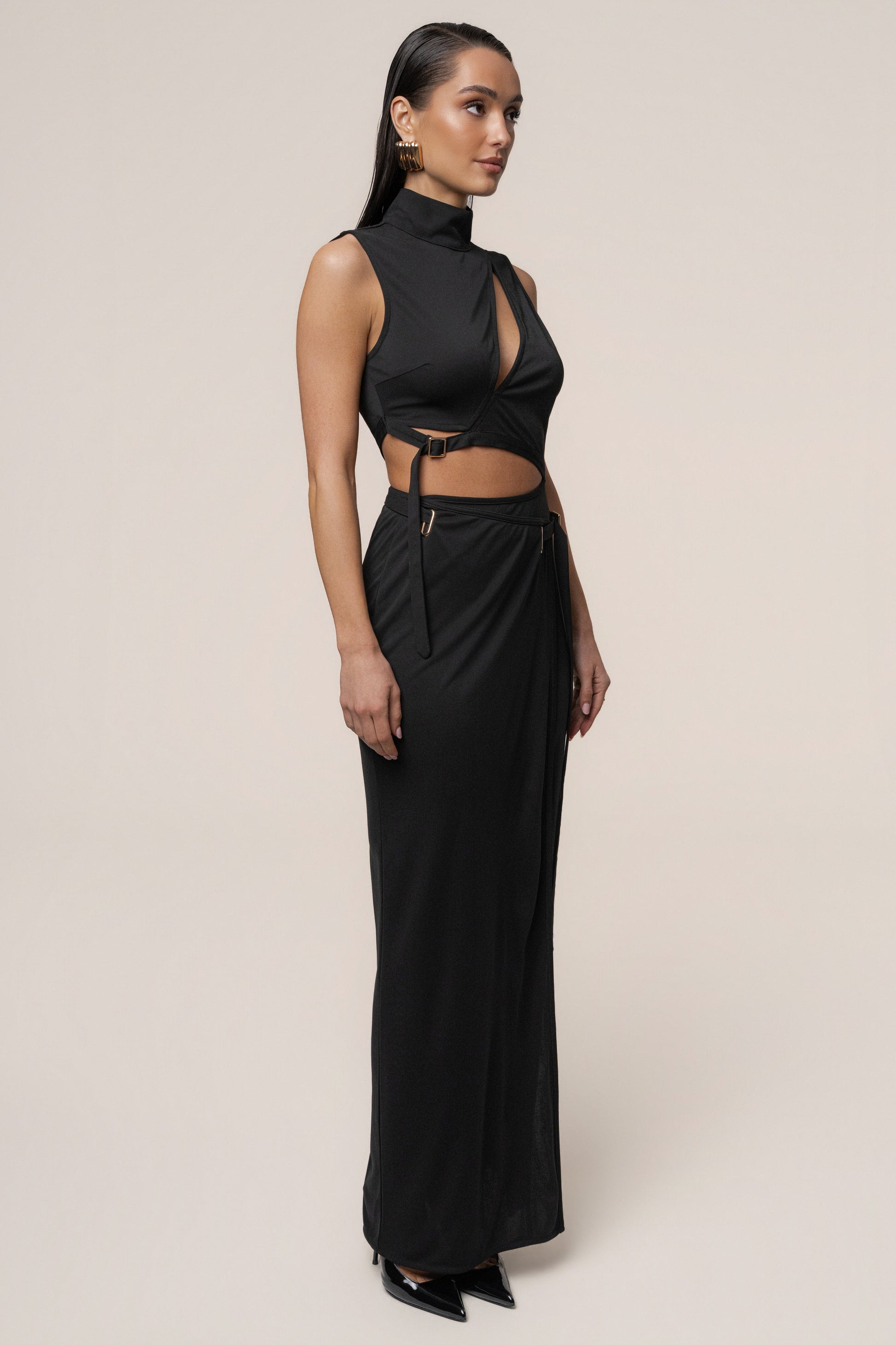 Black Behind The Scenes Dress JLUXLABEL