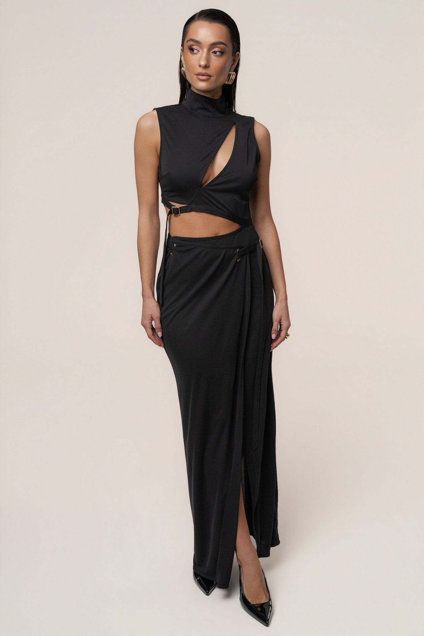Black Behind The Scenes Dress JLUXLABEL