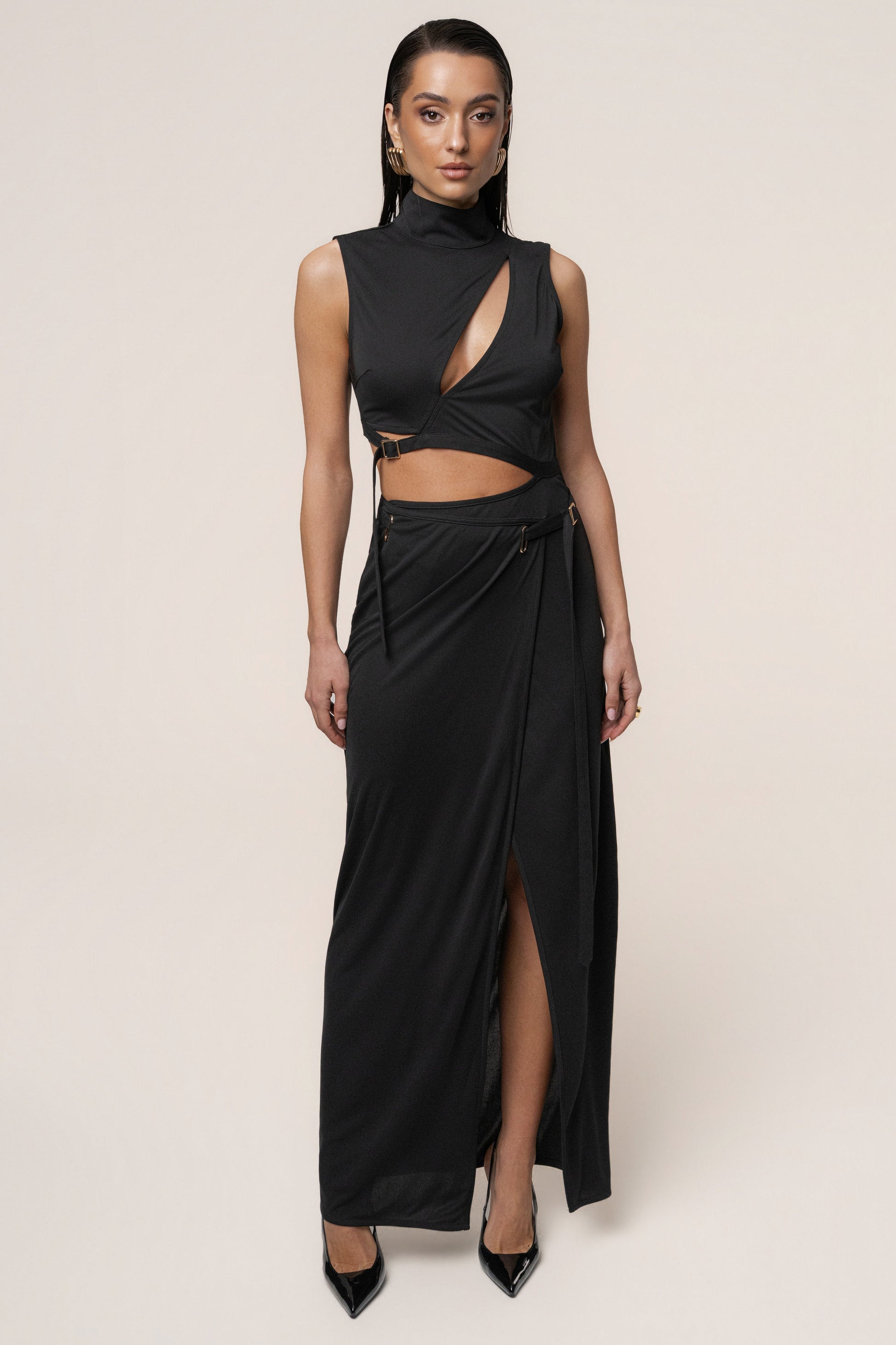 Black Behind The Scenes Dress JLUXLABEL