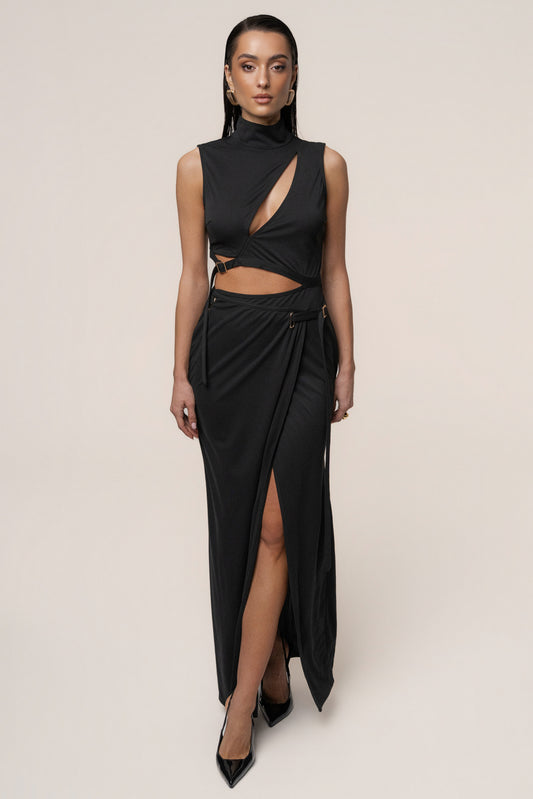 Black Behind The Scenes Dress JLUXLABEL