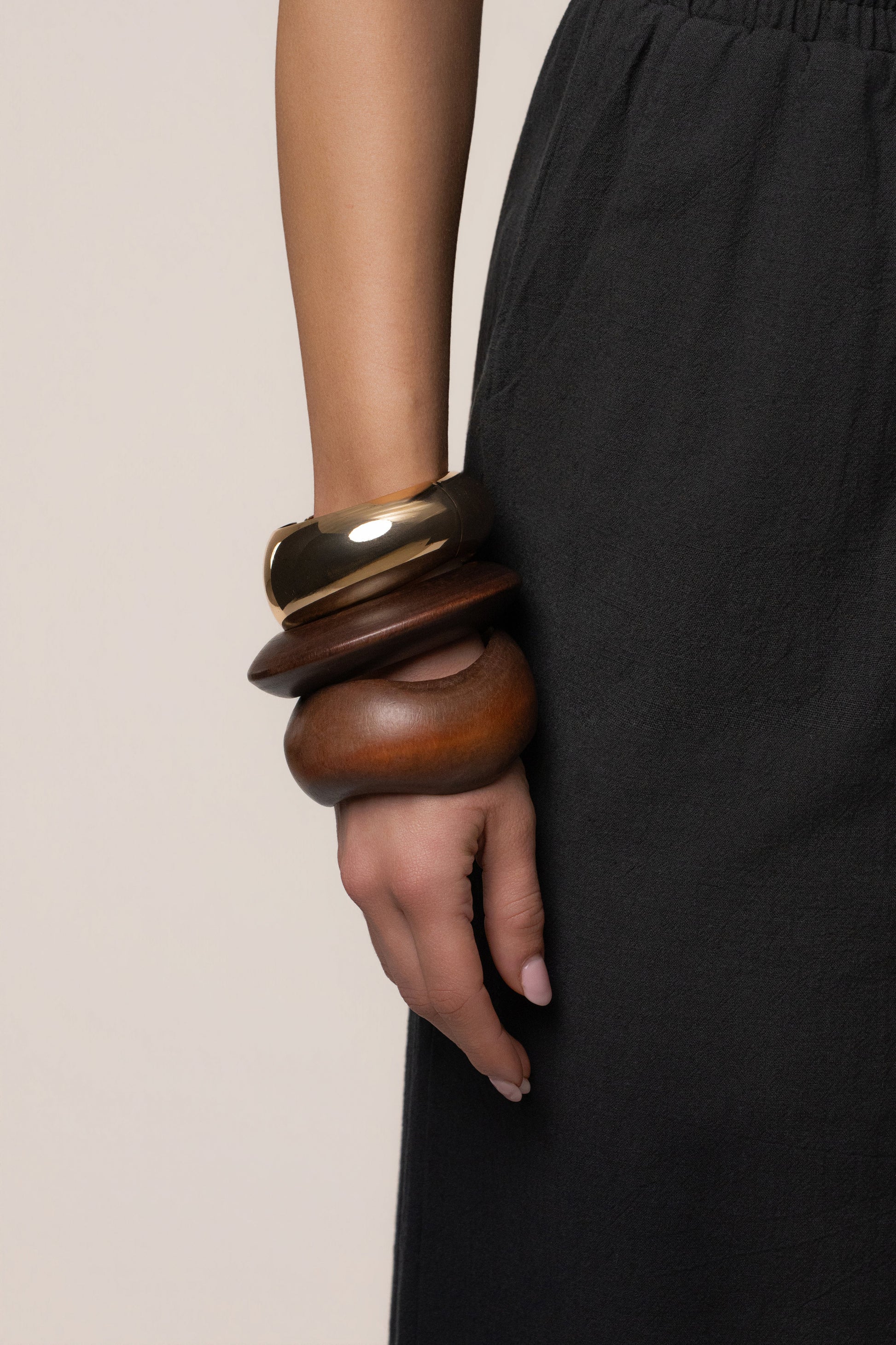 Gold Kora Bracelet Set JLUXLABEL