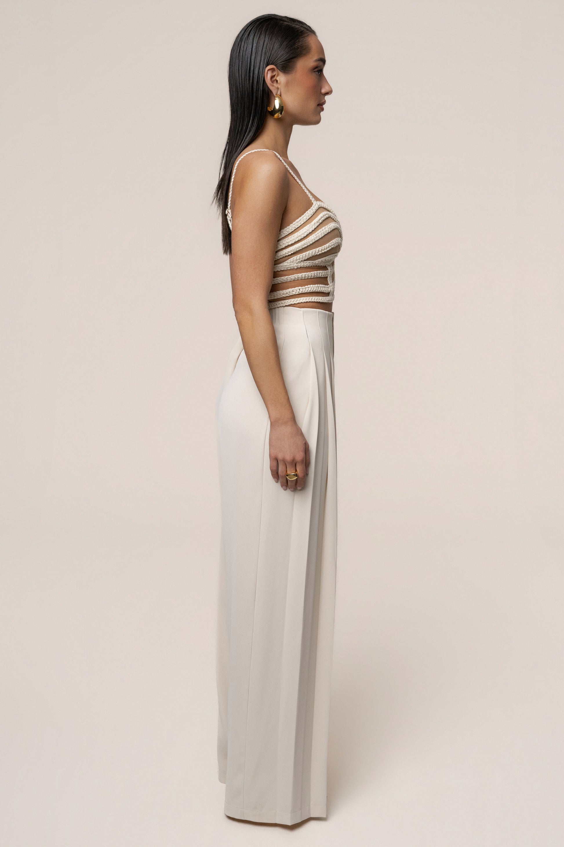 Ivory Serenity Bay Top JLUXLABEL