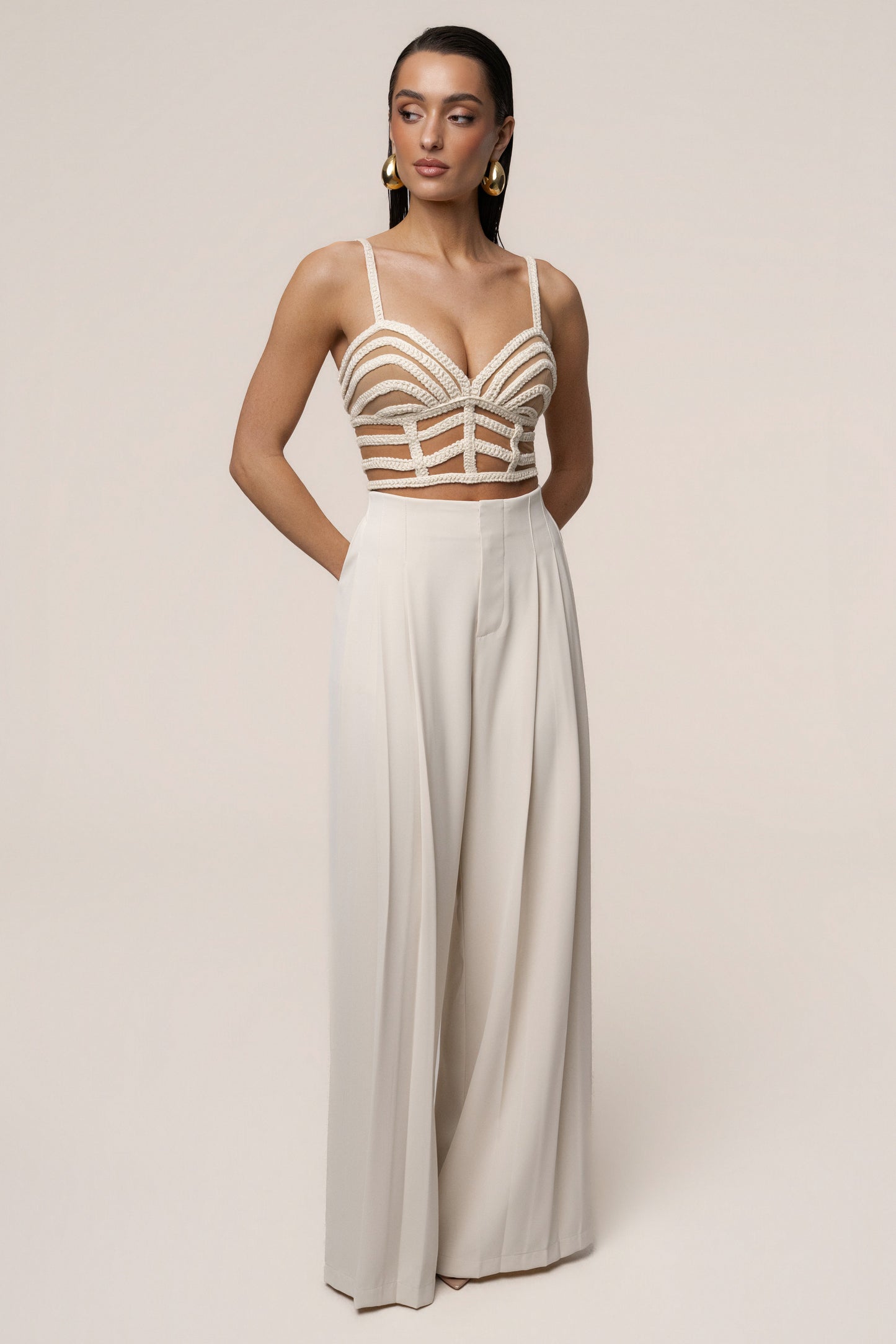 Ivory Serenity Bay Top JLUXLABEL