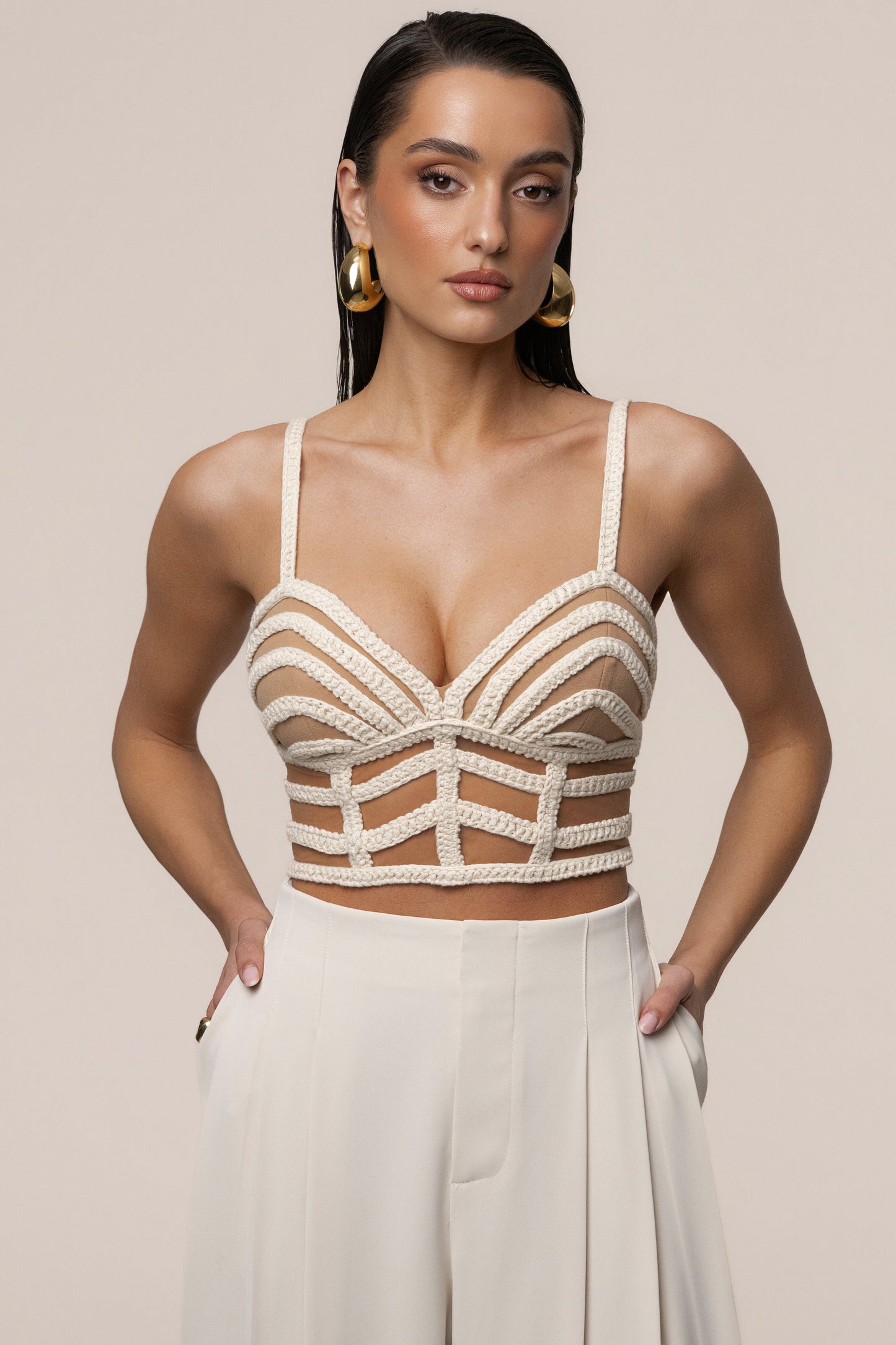 Ivory Serenity Bay Top JLUXLABEL