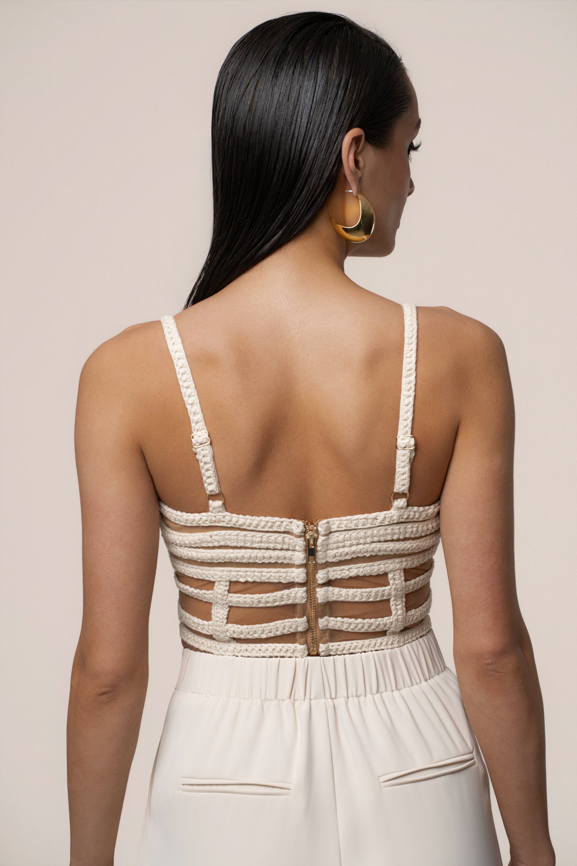 Ivory Serenity Bay Top JLUXLABEL