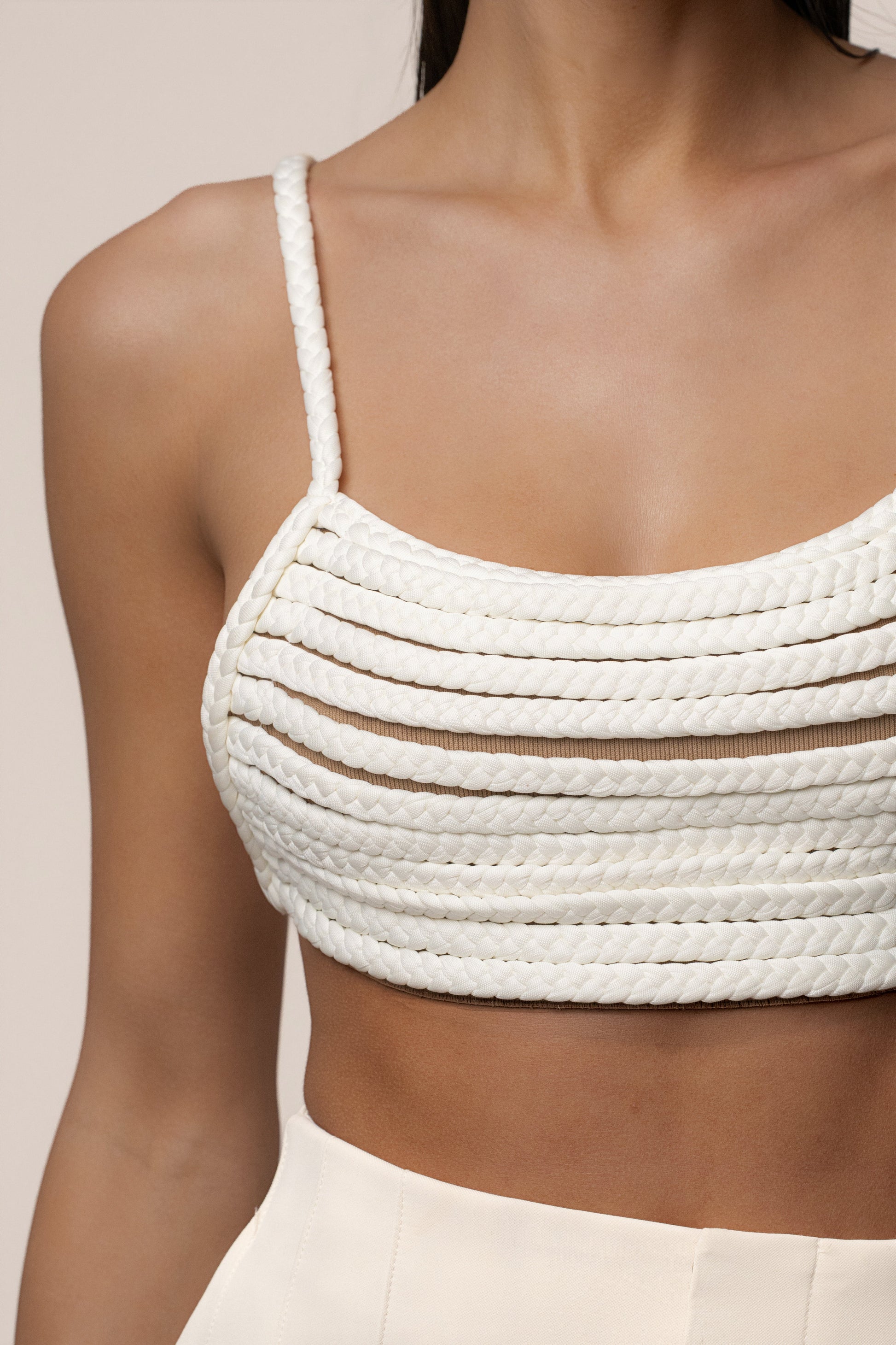 Ivory Sofie Braided Top JLUXLABEL