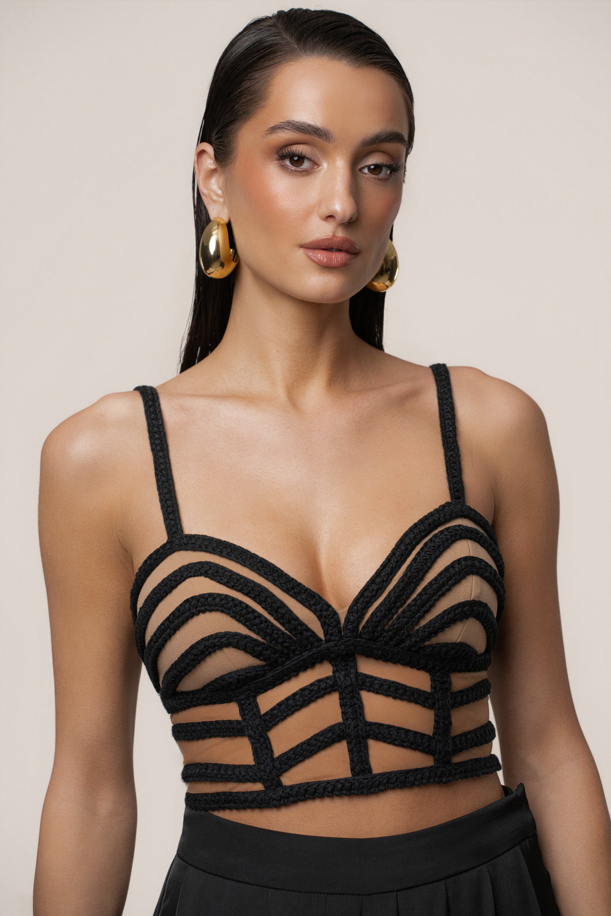 Black Serenity Bay Top JLUXLABEL