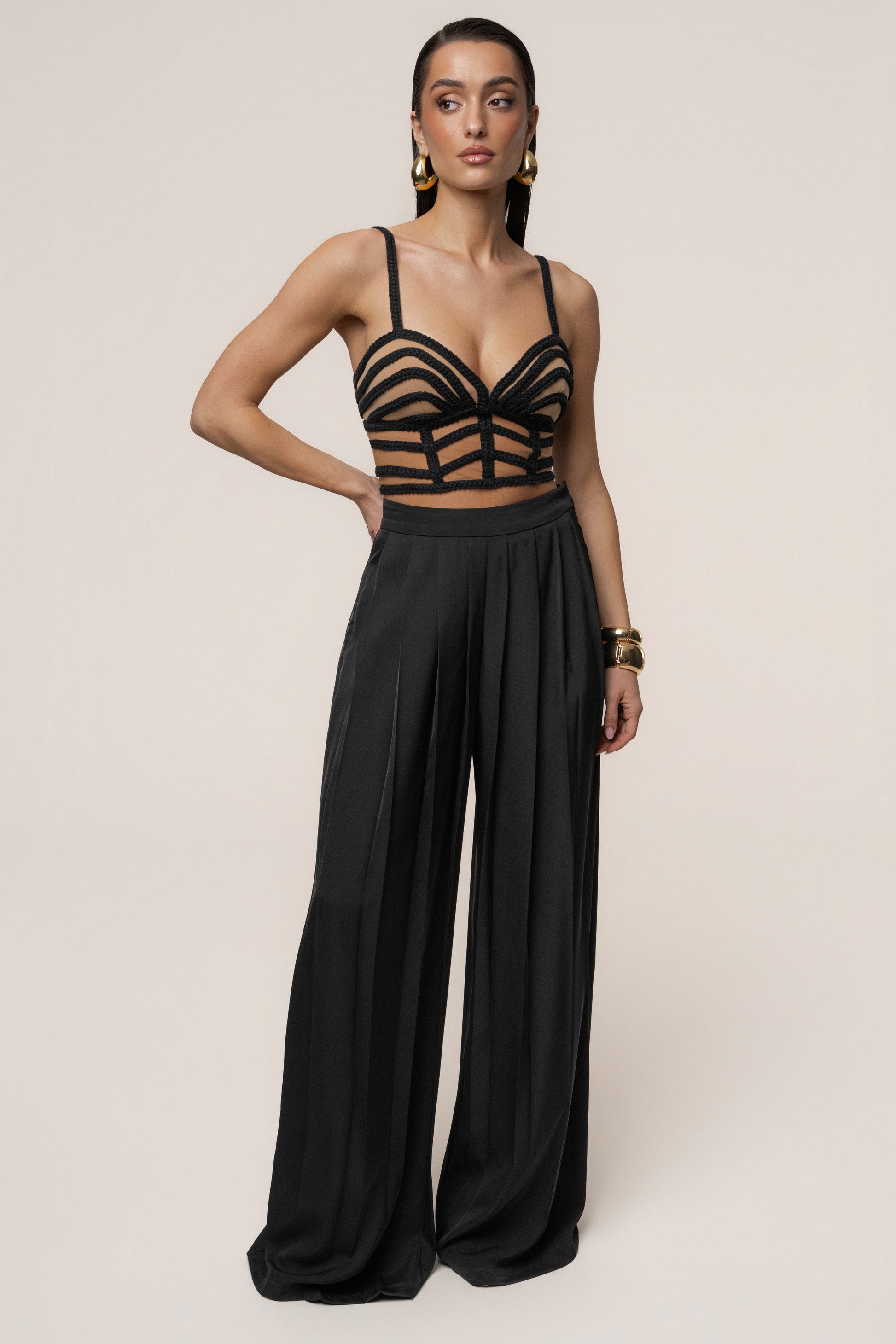 Black Serenity Bay Top JLUXLABEL