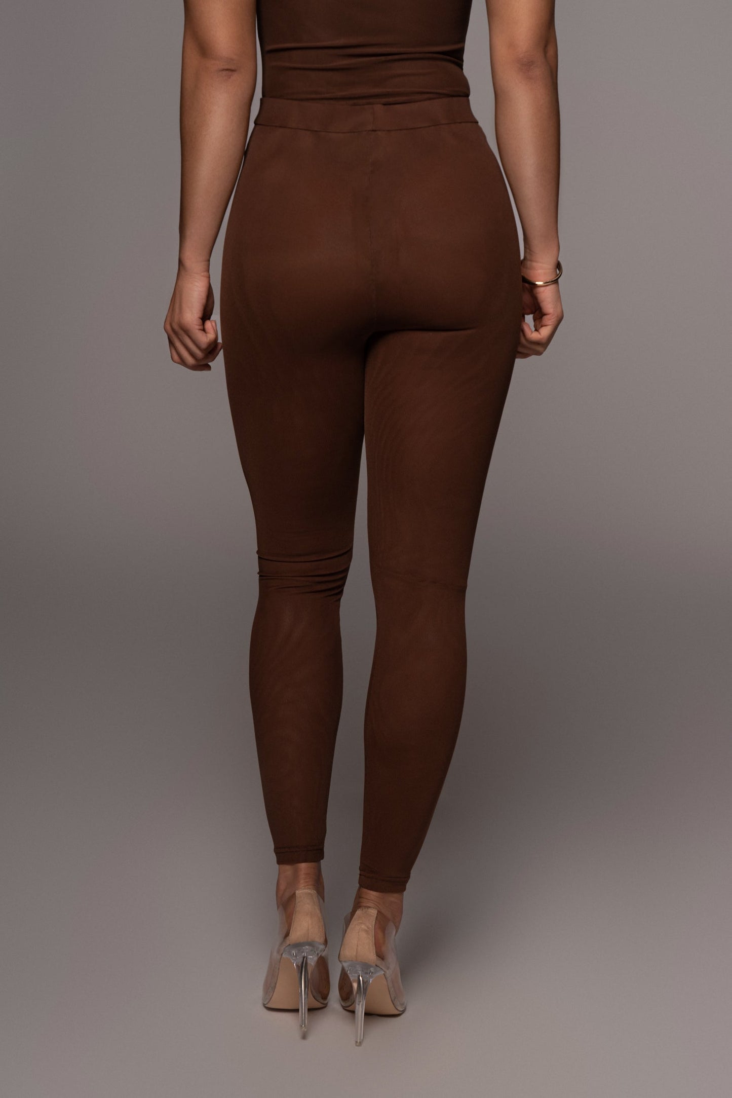 Chocolate Nina Mesh Pants JLUXLABEL