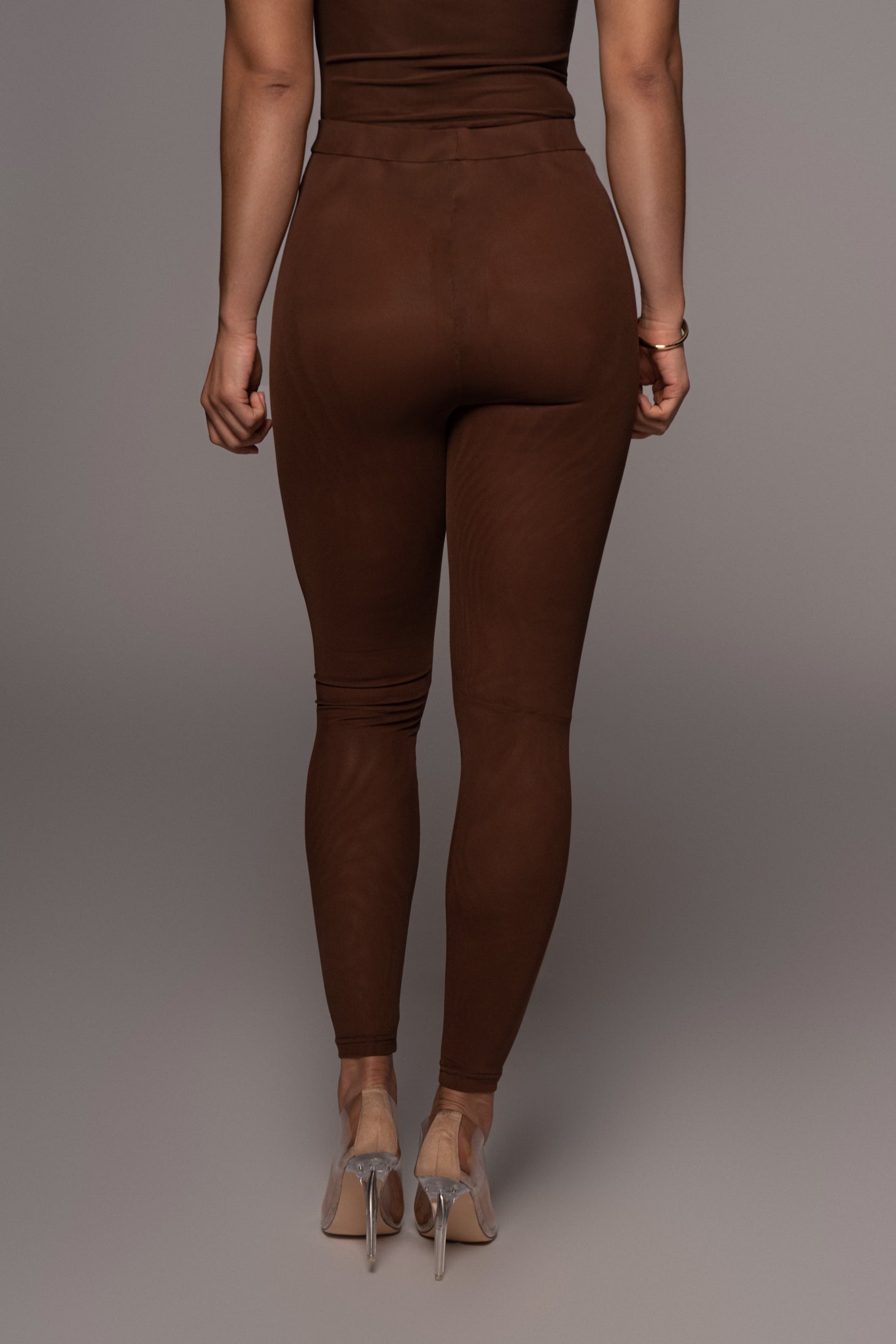 Chocolate Nina Mesh Pants JLUXLABEL