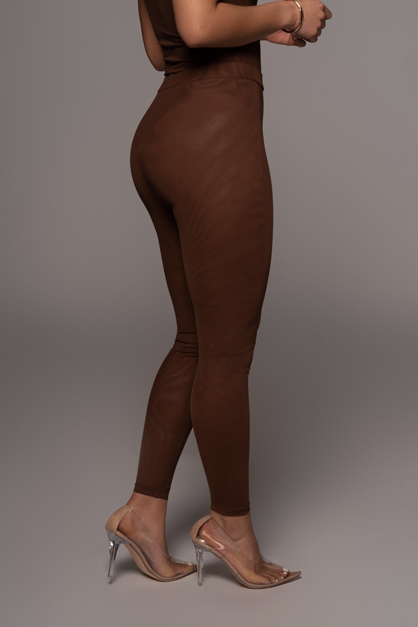 Chocolate Nina Mesh Pants JLUXLABEL