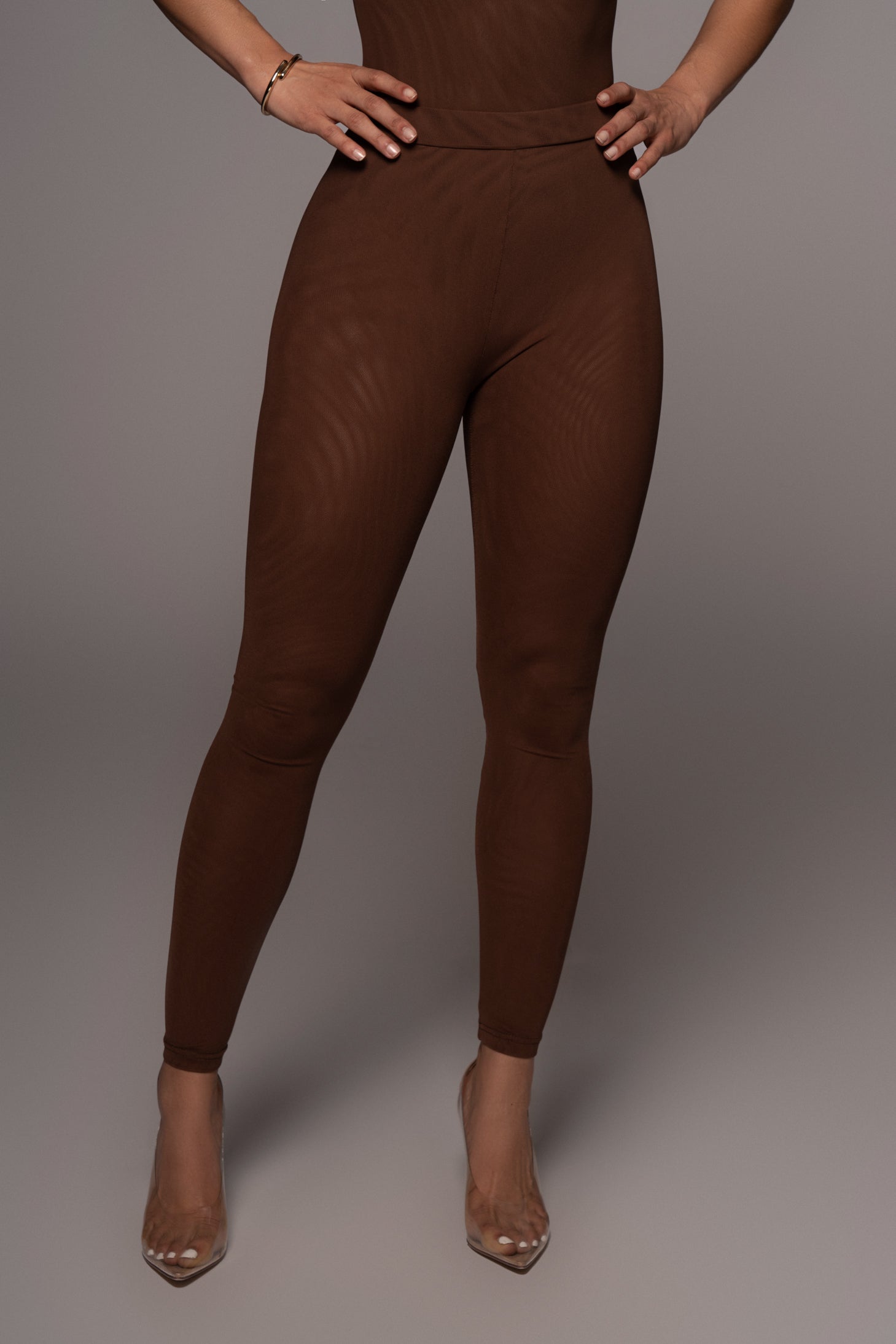 Chocolate Nina Mesh Pants JLUXLABEL