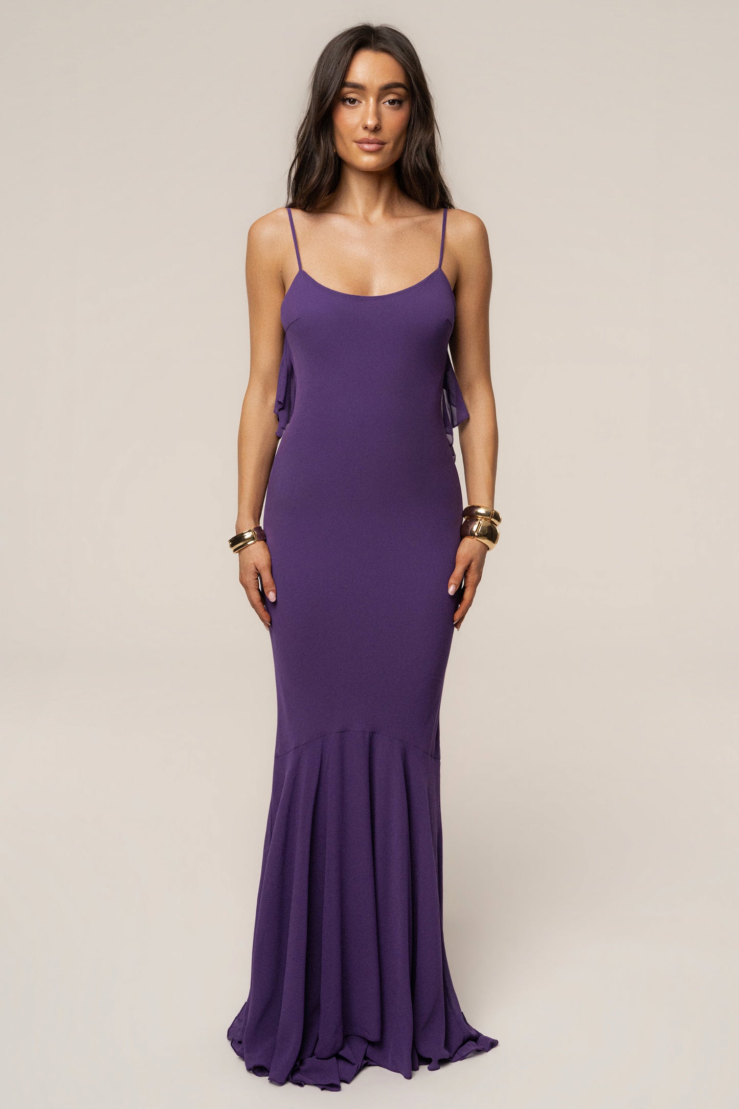 Purple Midnight Romance Maxi Dress JLUXLABEL