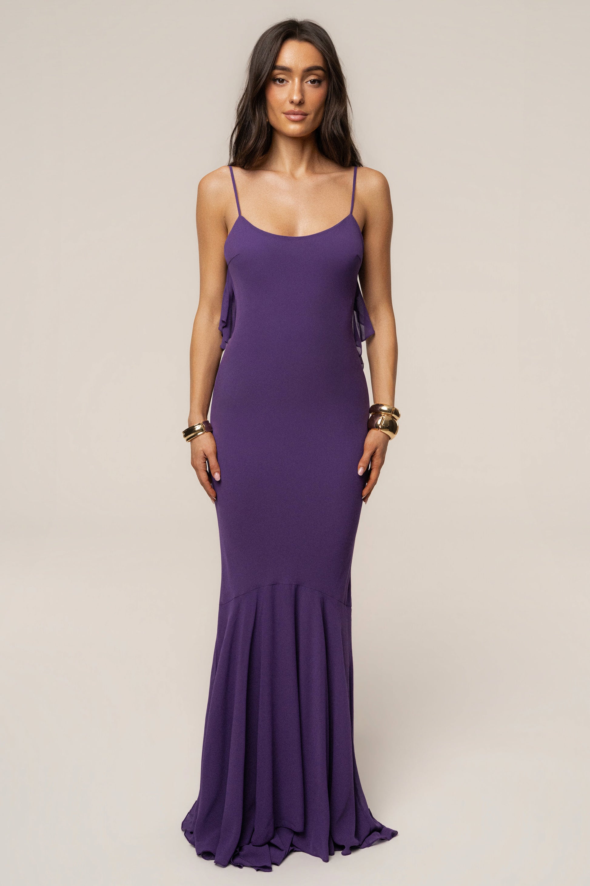 Purple Midnight Romance Maxi Dress JLUXLABEL