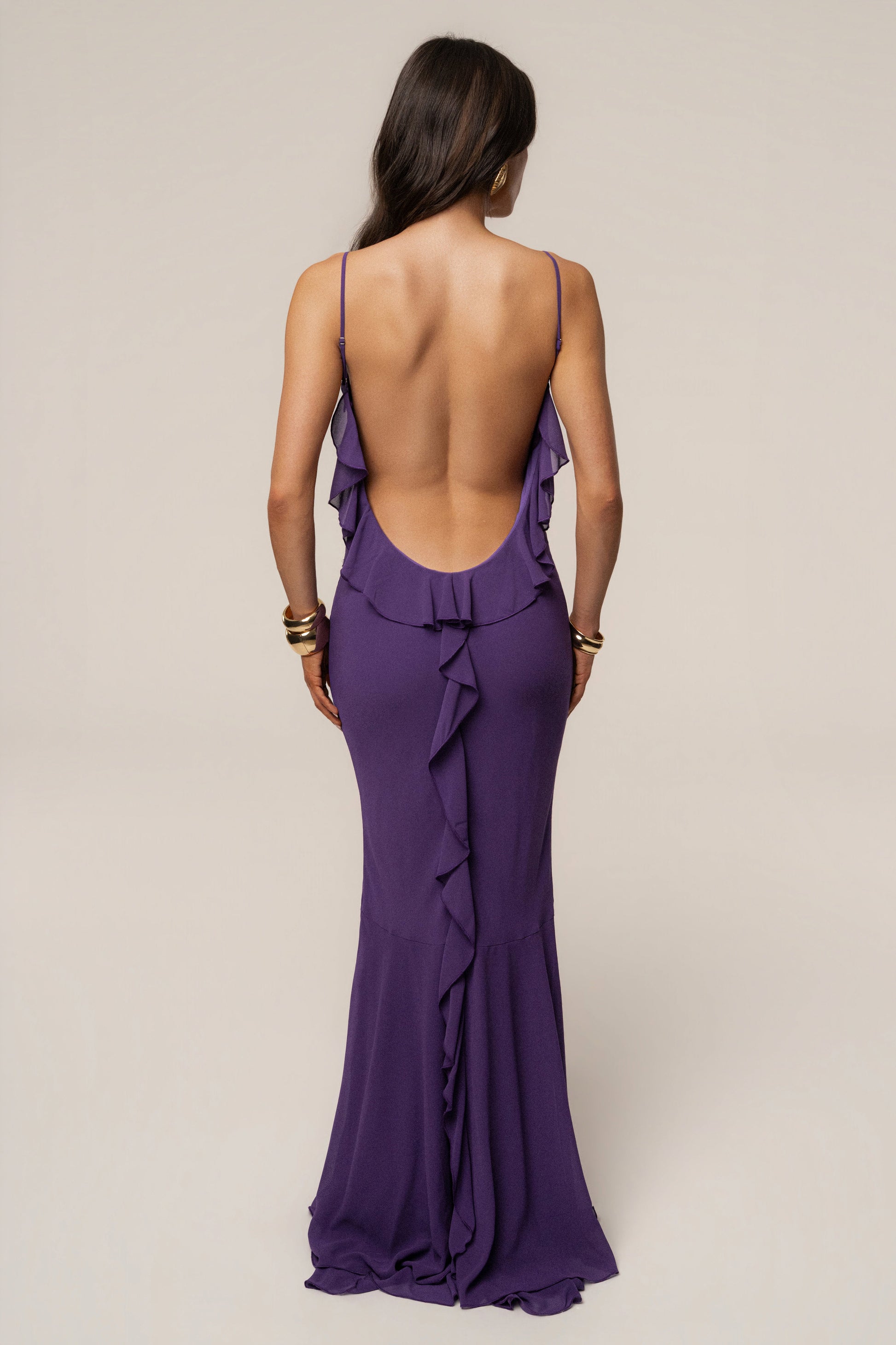 Purple Midnight Romance Maxi Dress JLUXLABEL