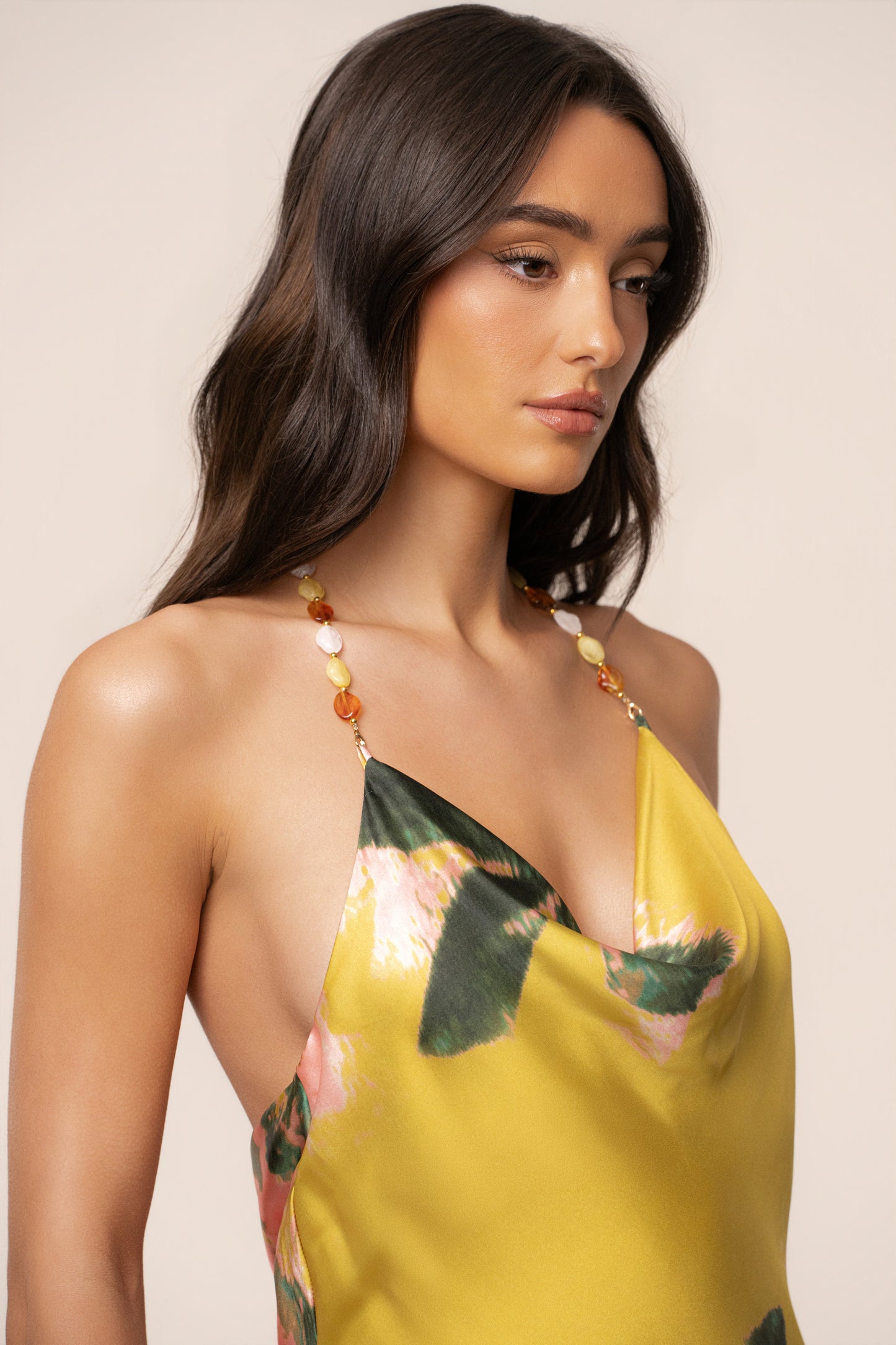 PRE-ORDER Yellow Print Bethani Maxi Dress NEWFASHIONEDGE
