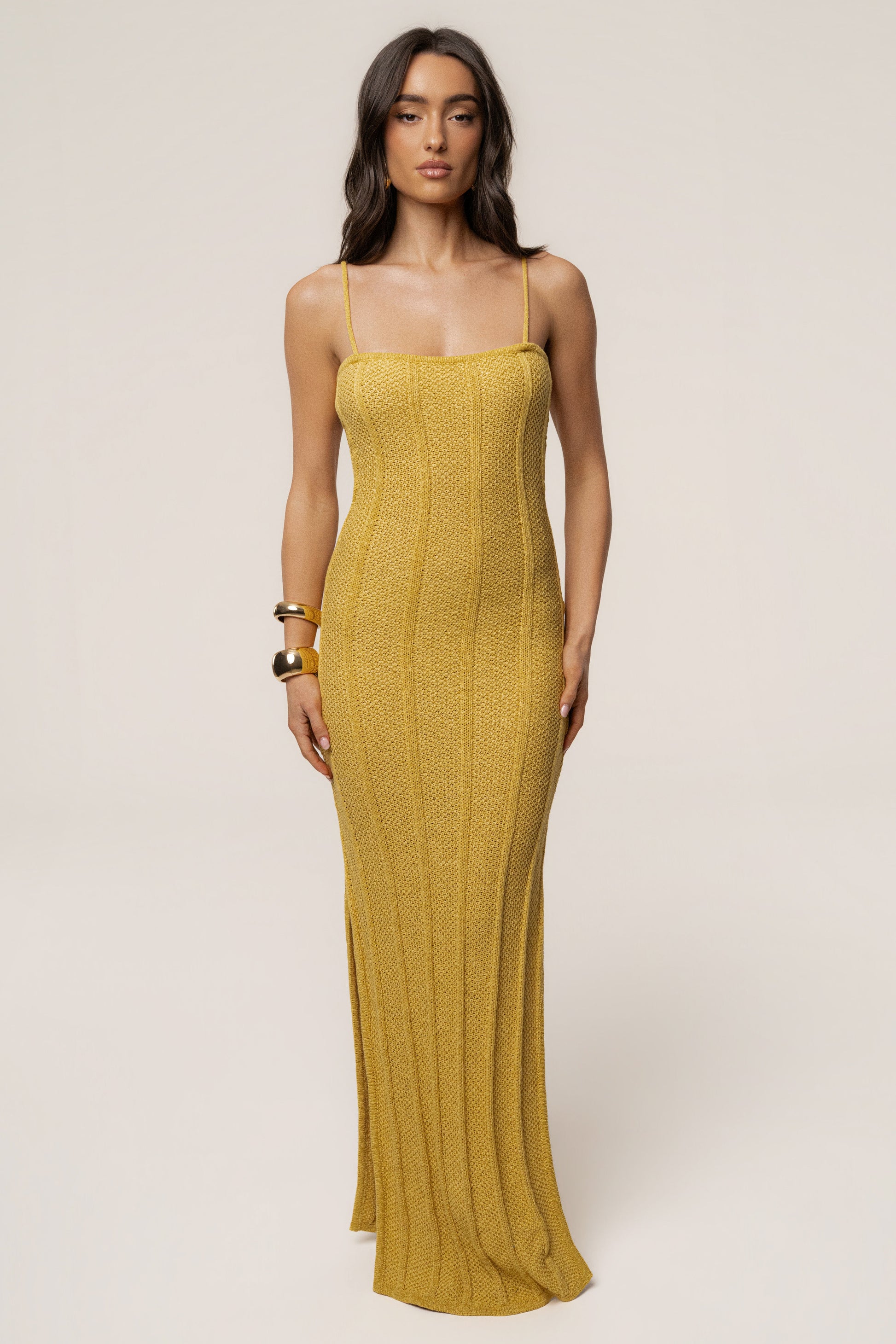 Yellow Cabana Views Crochet Dress JLUXLABEL