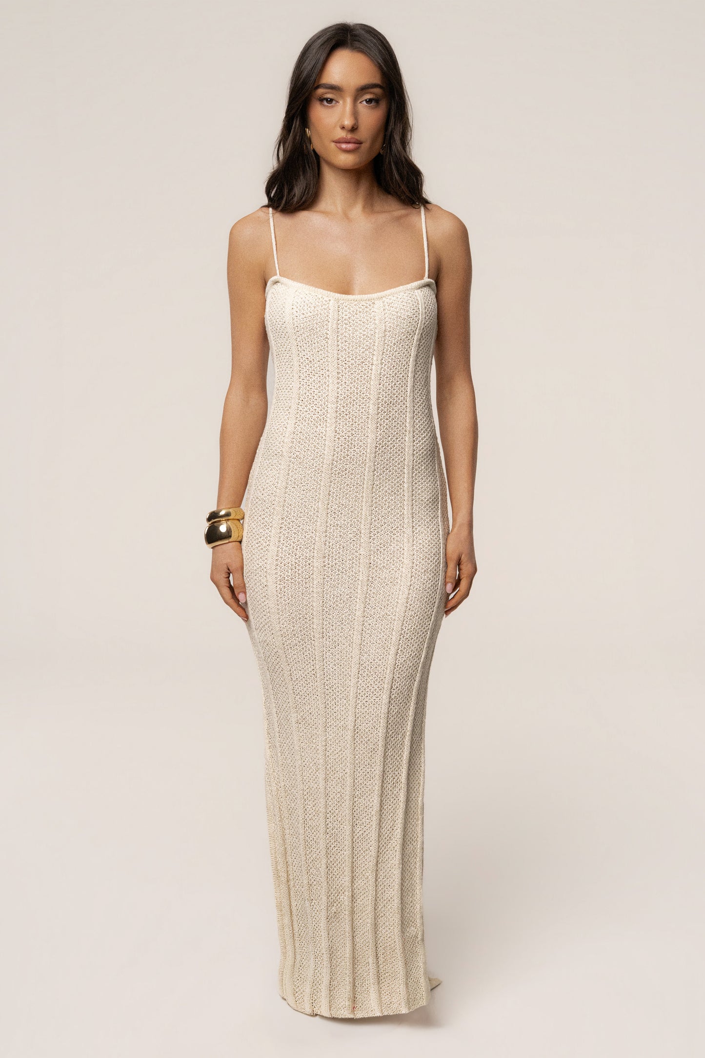 Ivory Cabana Views Crochet Dress JLUXLABEL