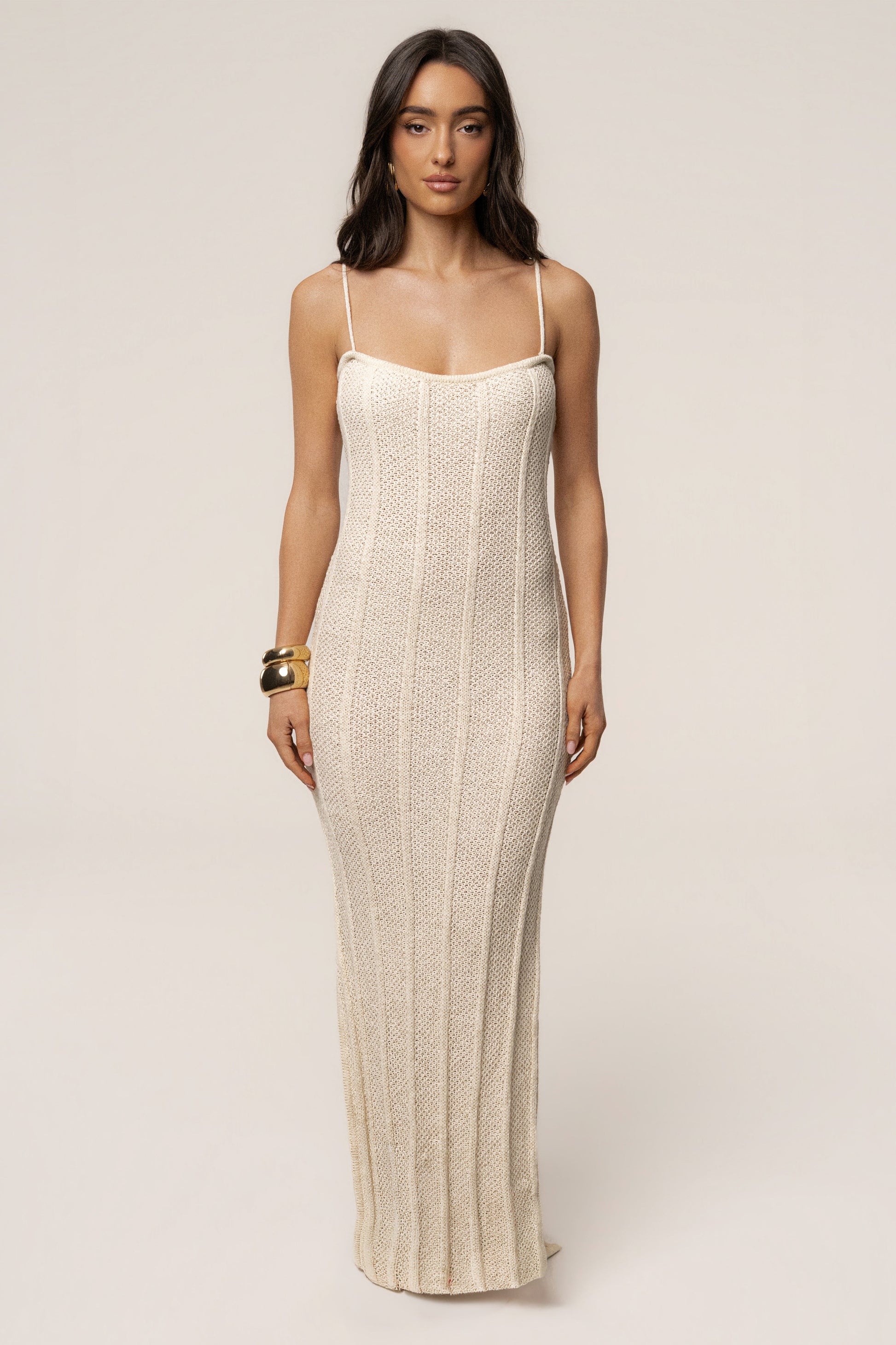 Ivory Cabana Views Crochet Dress JLUXLABEL
