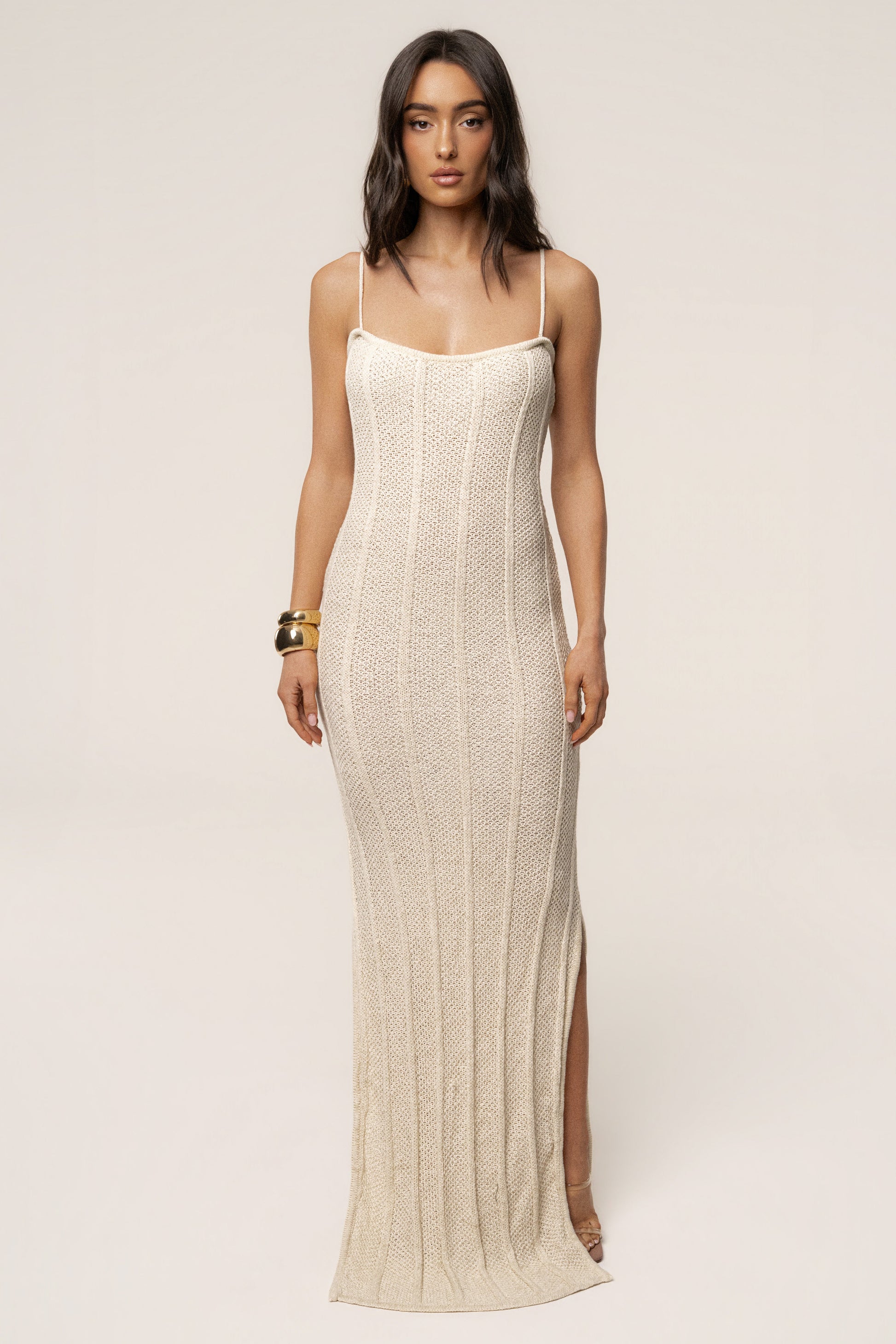 Ivory Cabana Views Crochet Dress JLUXLABEL