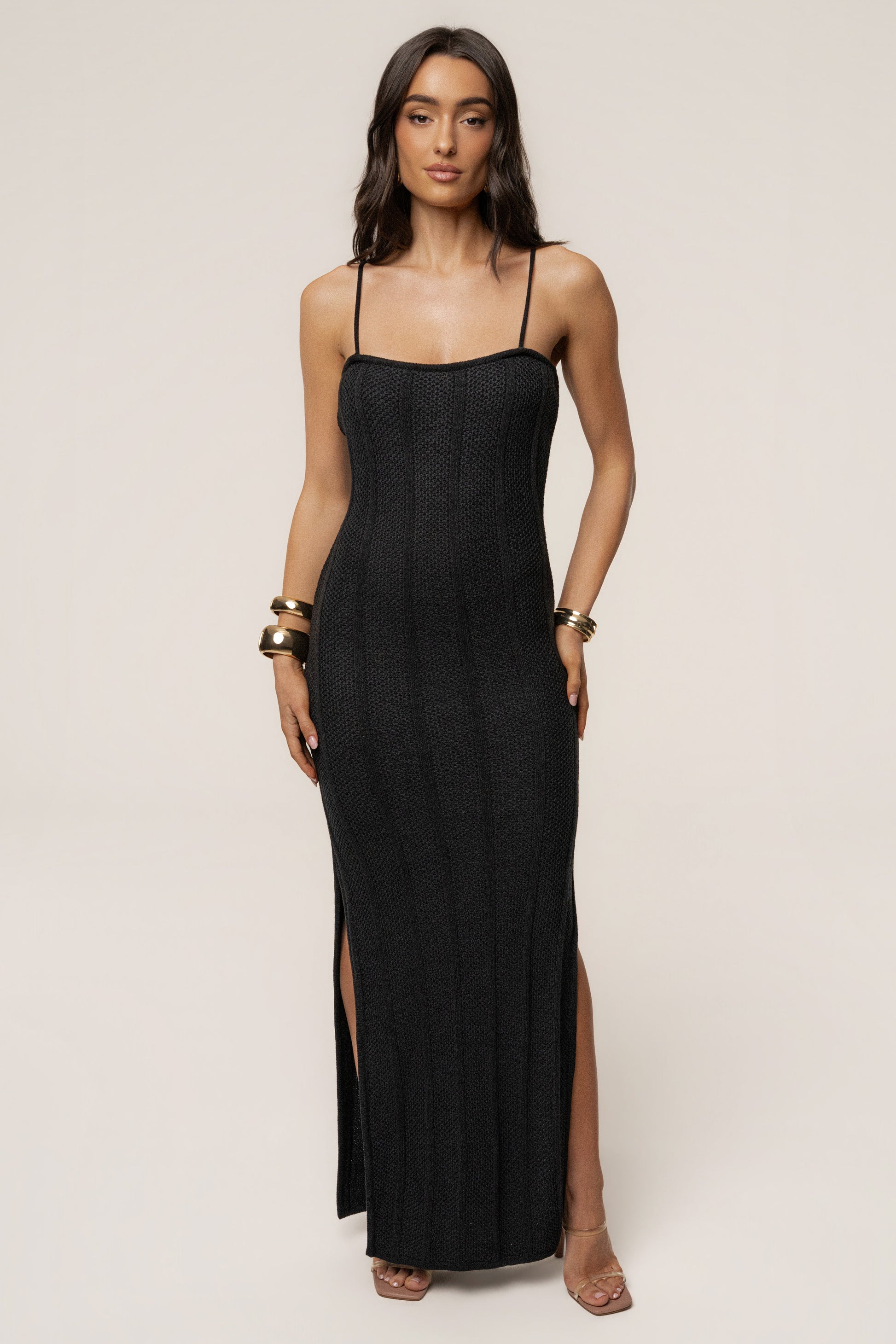 Black Cabana Views Crochet Dress JLUXLABEL