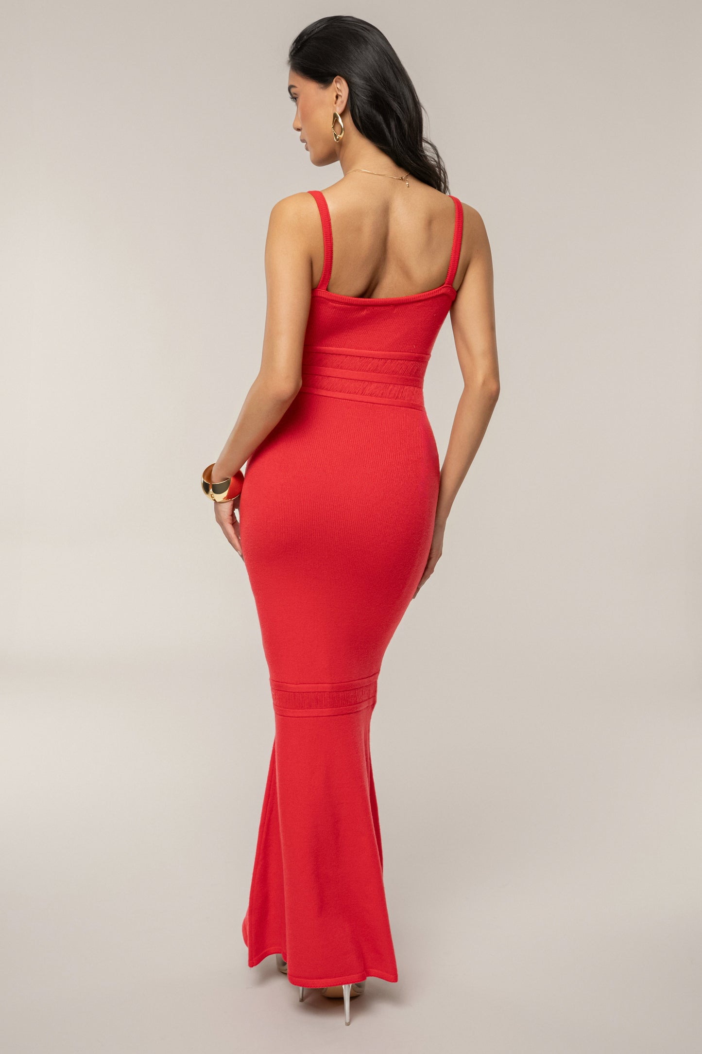 Berry Lumen Knit Maxi Dress JLUXLABEL
