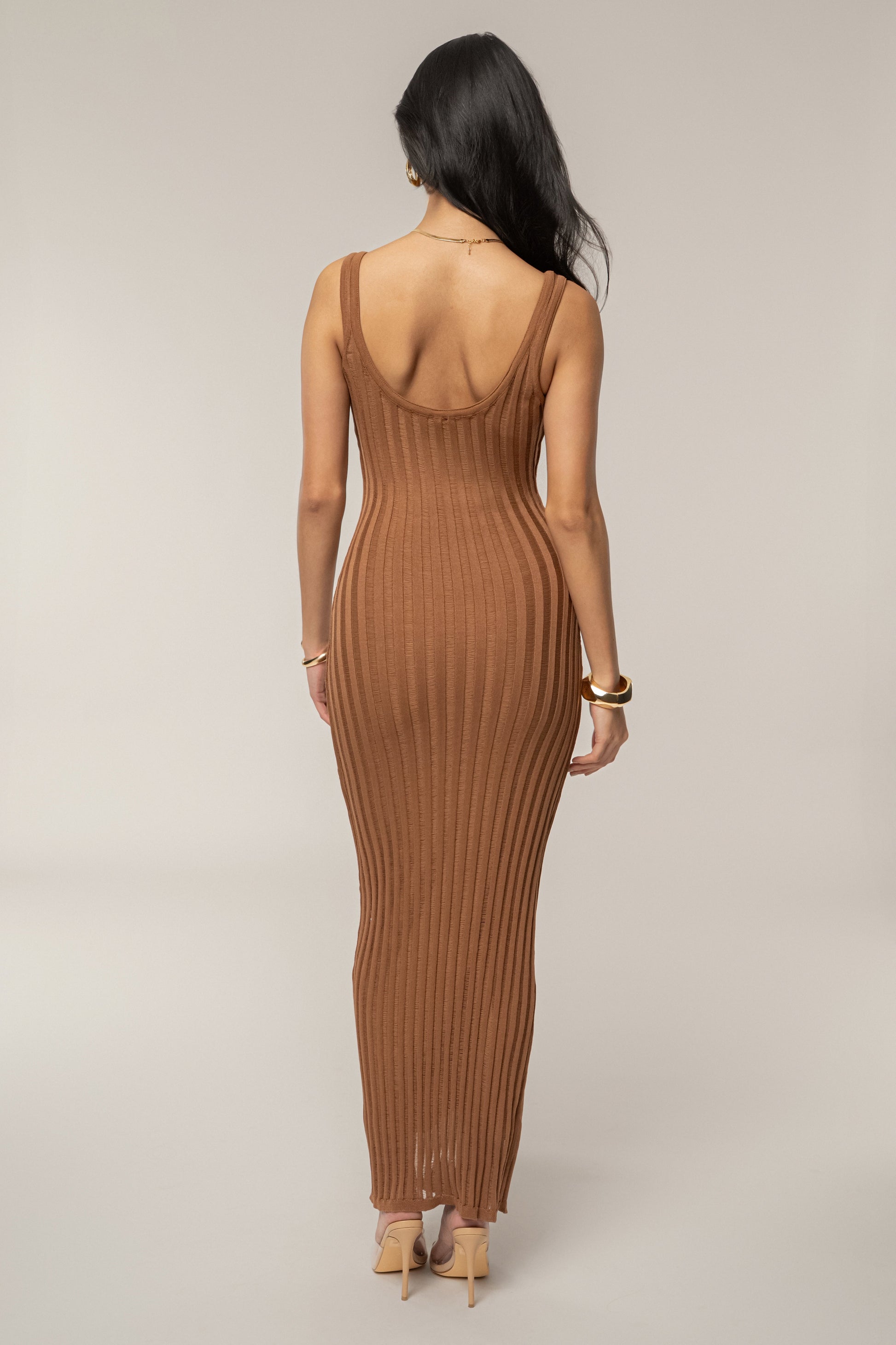 Pecan Beverly Hills Maxi Dress JLUXLABEL
