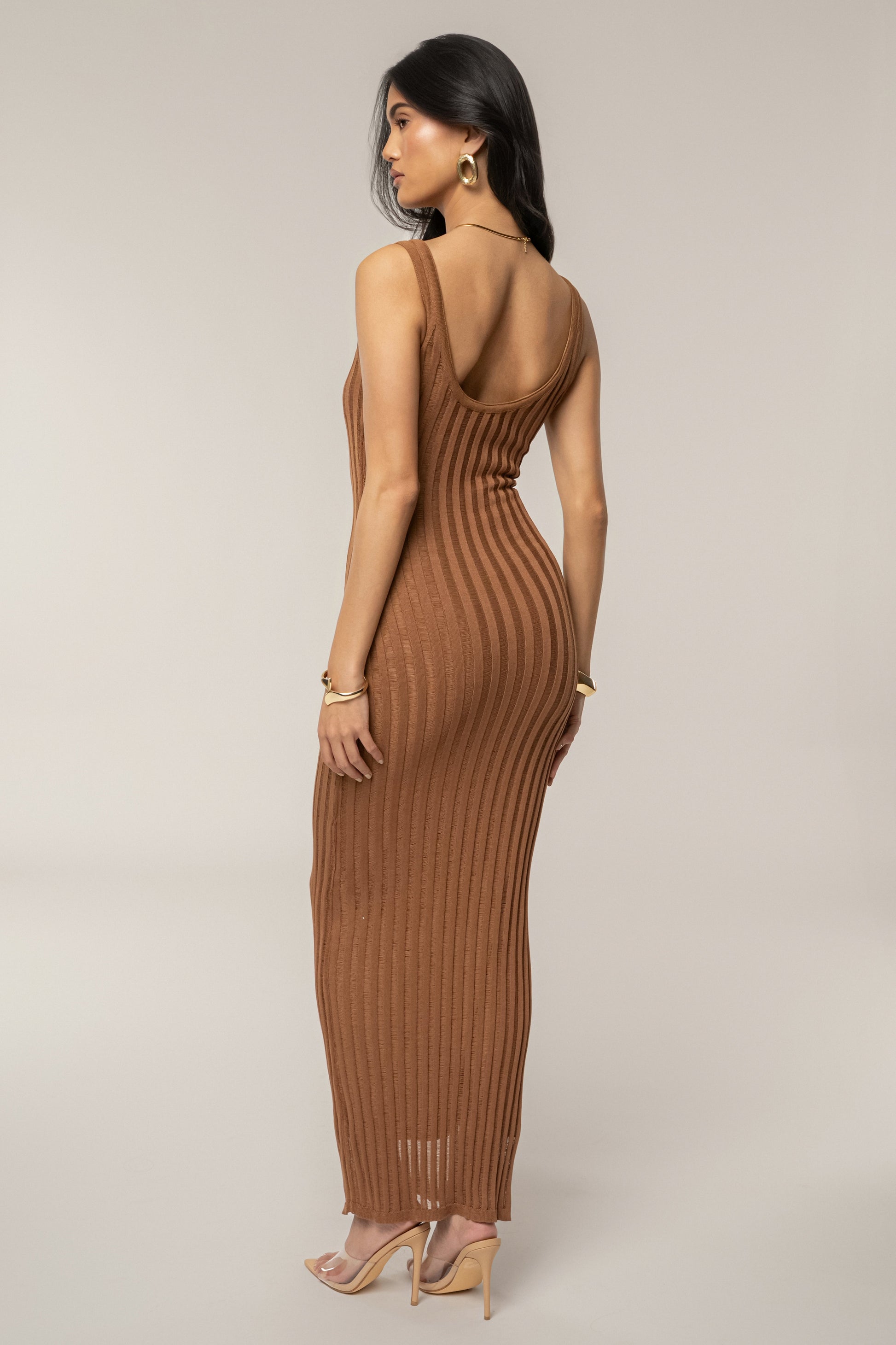 Pecan Beverly Hills Maxi Dress JLUXLABEL