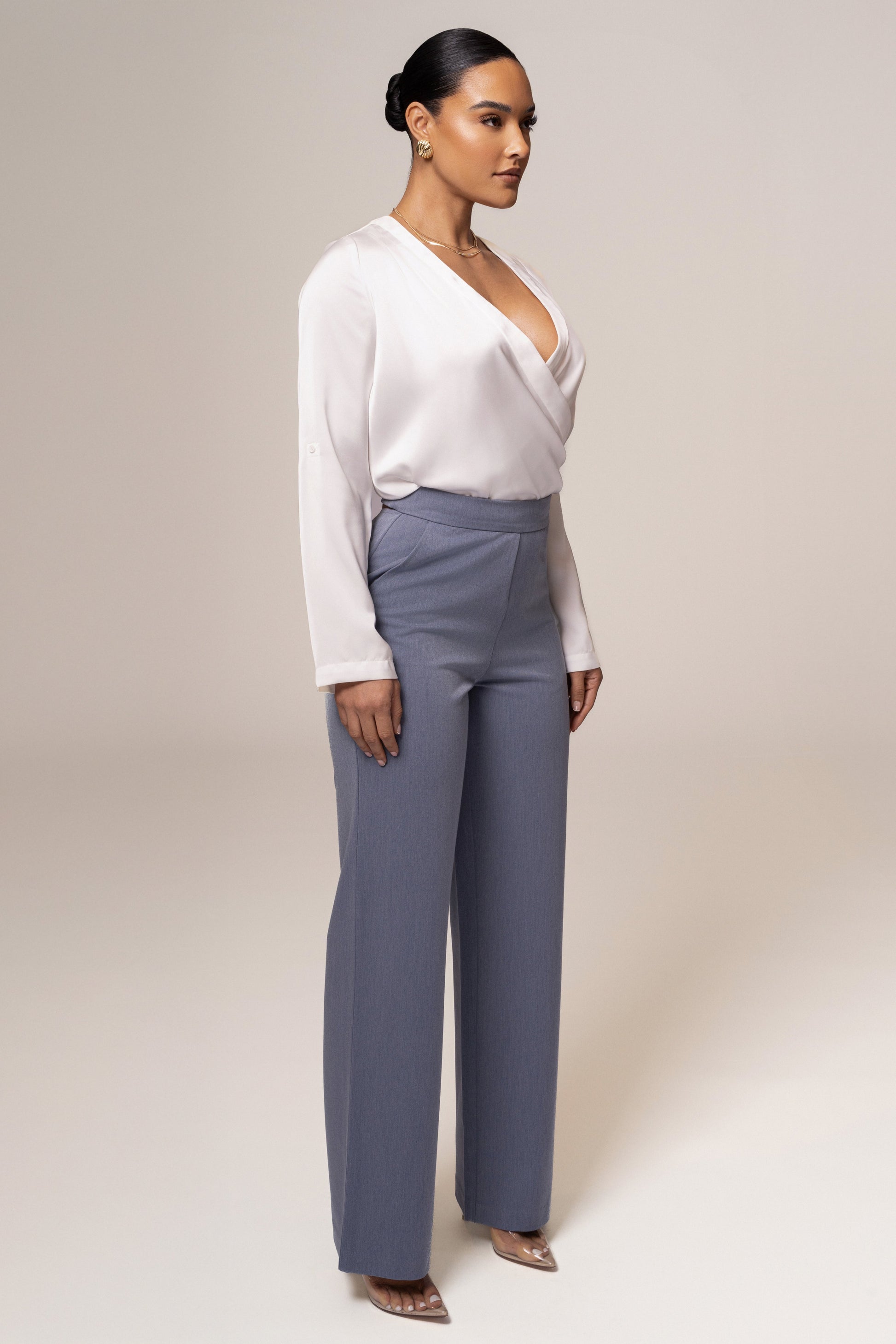 Denim Status Belted Pants JLUXLABEL