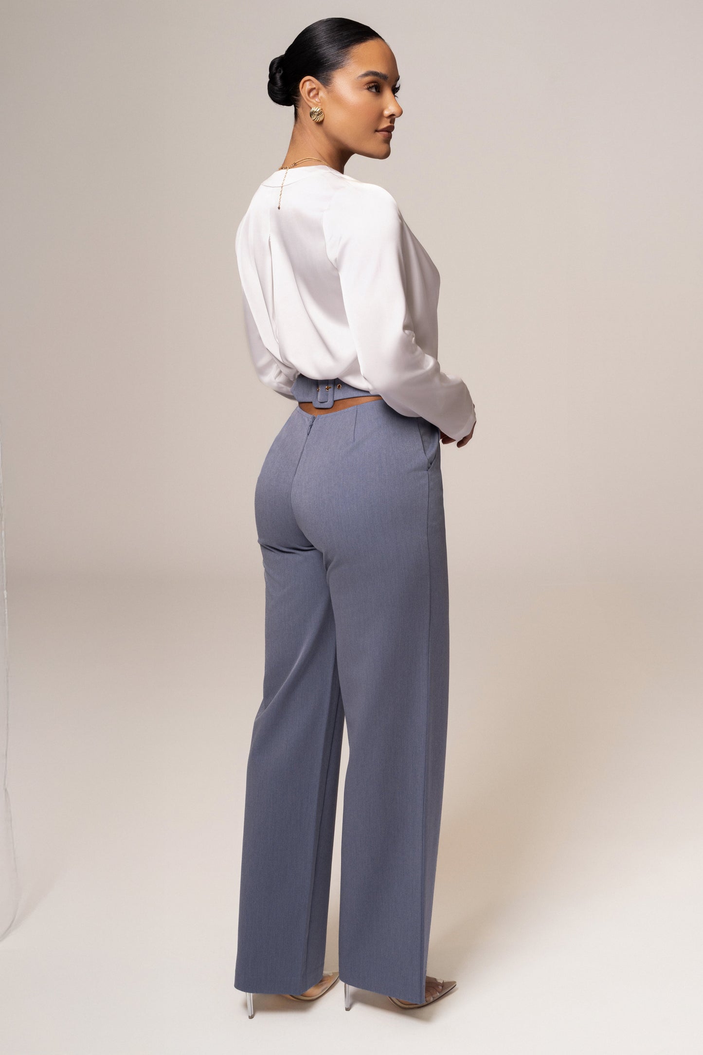 Denim Status Belted Pants JLUXLABEL