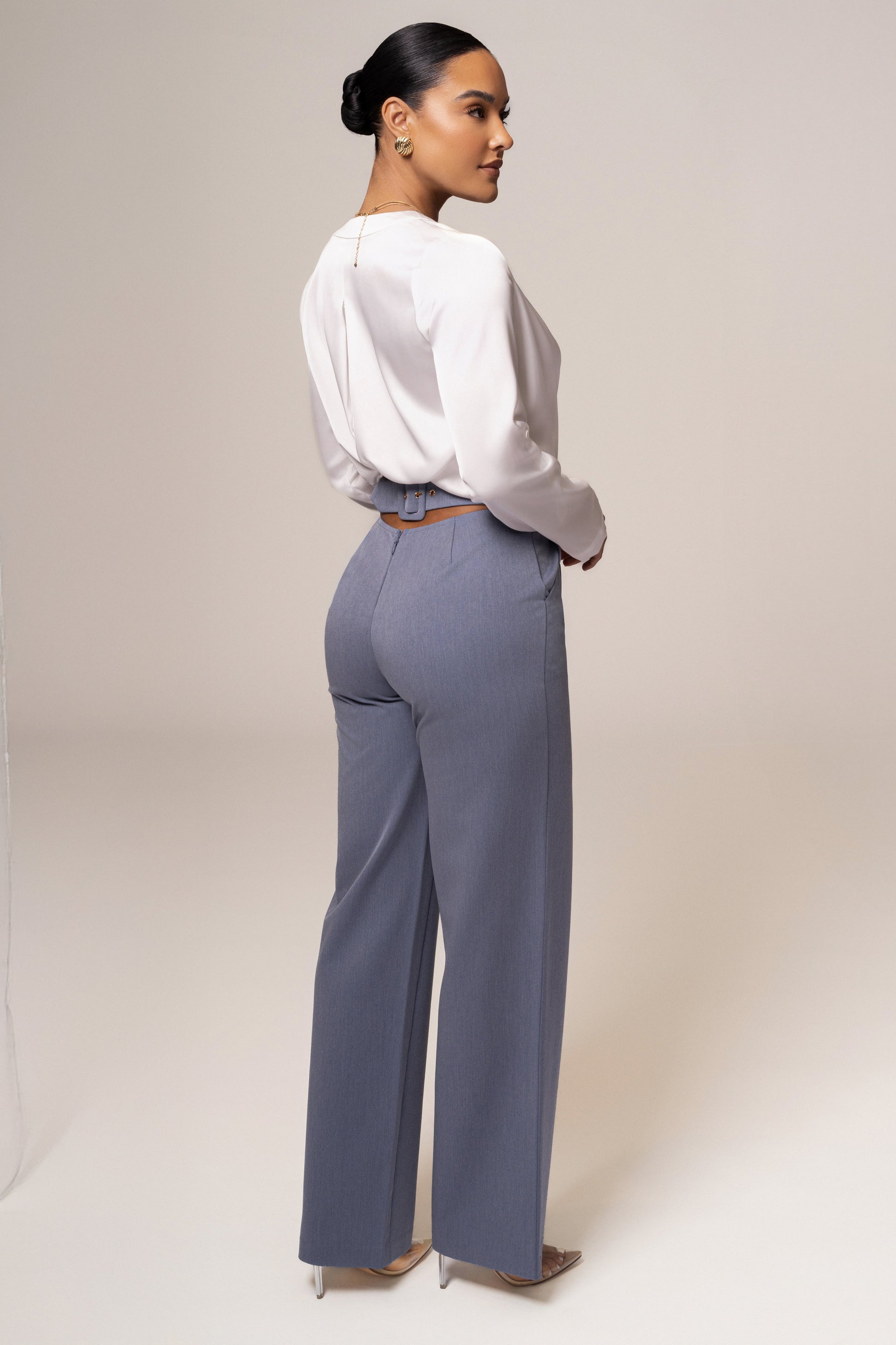 Denim Status Belted Pants JLUXLABEL