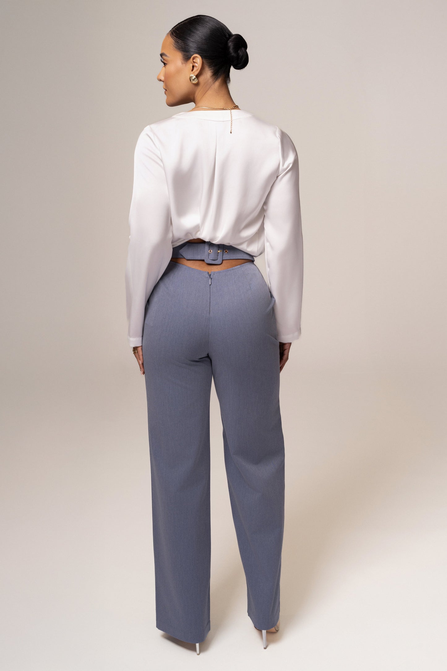 Denim Status Belted Pants JLUXLABEL