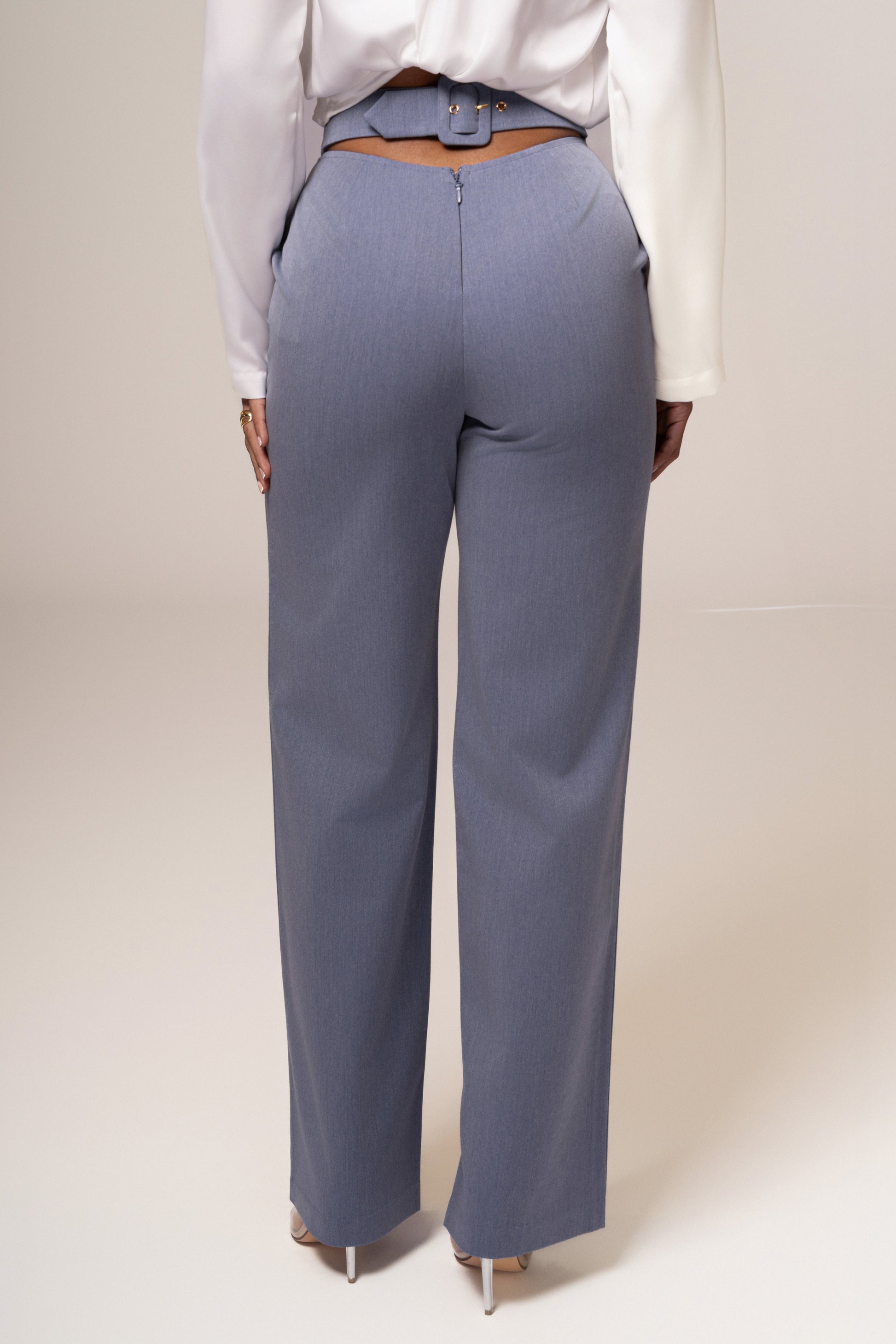 Denim Status Belted Pants JLUXLABEL