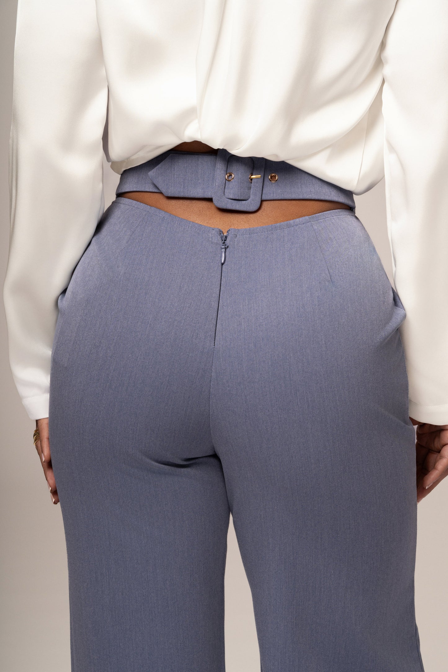 Denim Status Belted Pants JLUXLABEL
