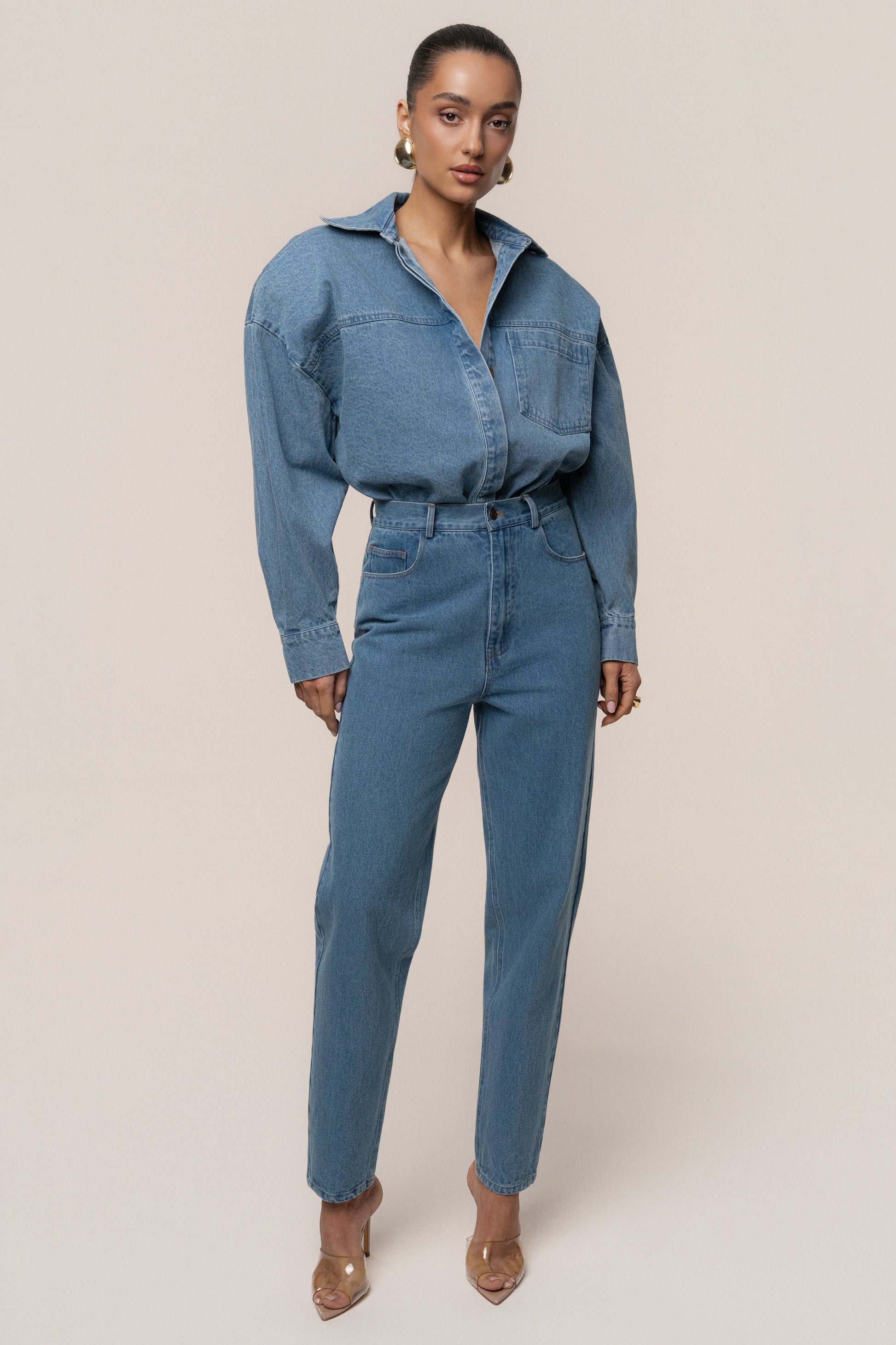 Medium Wash Roesia Jeans JLUXLABEL