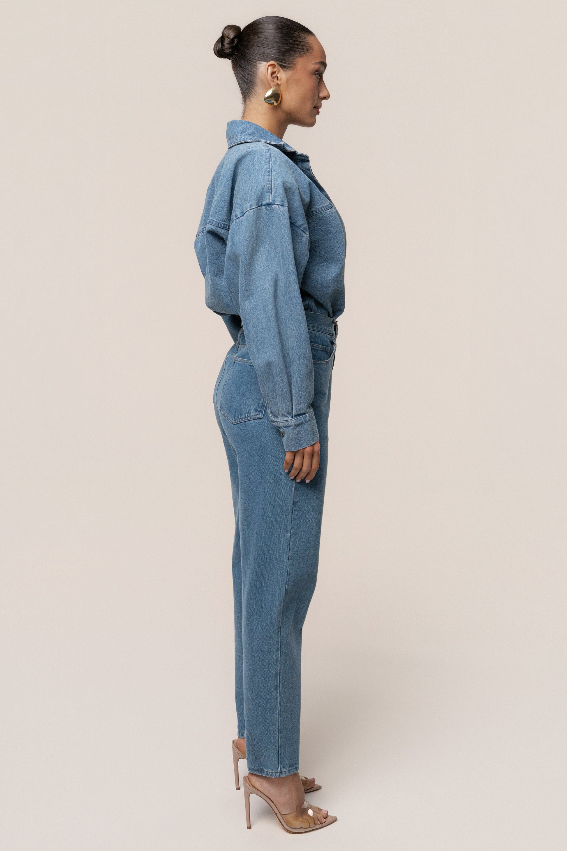 Denim Unstoppable Bodysuit JLUXLABEL