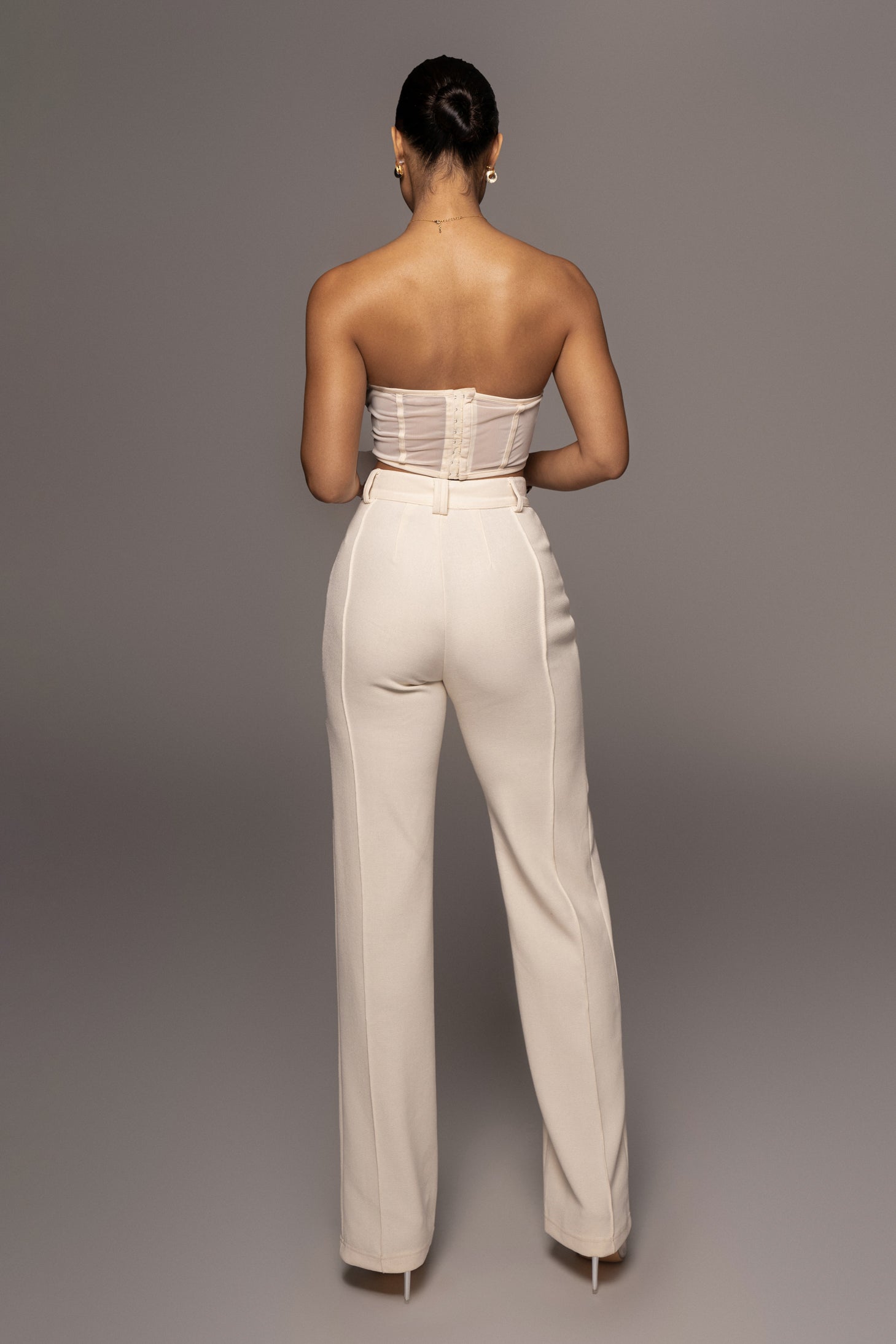 Ivory  Arlette Trousers JLUXLABEL