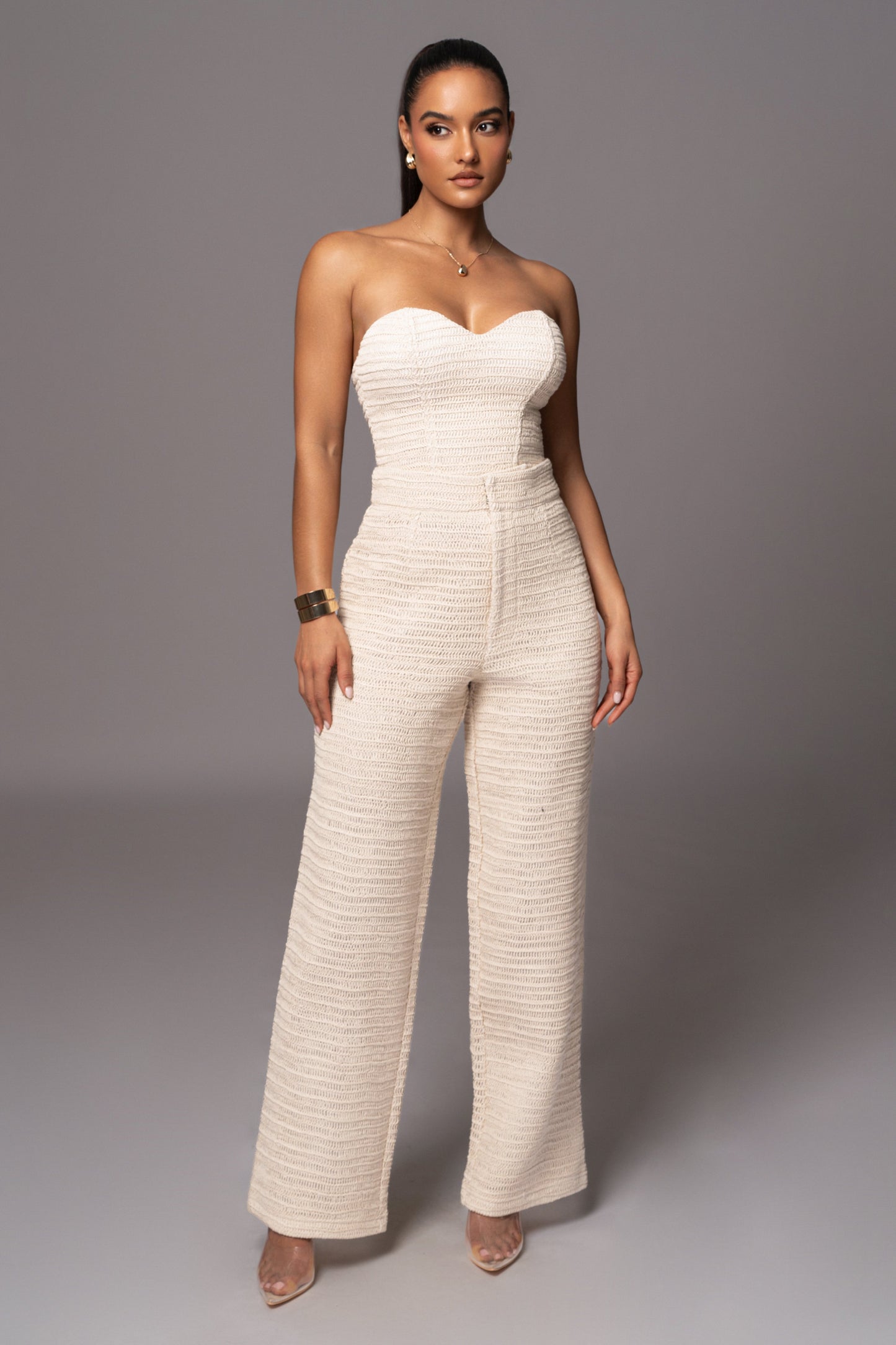 Beige Lila Bustier JLUXLABEL
