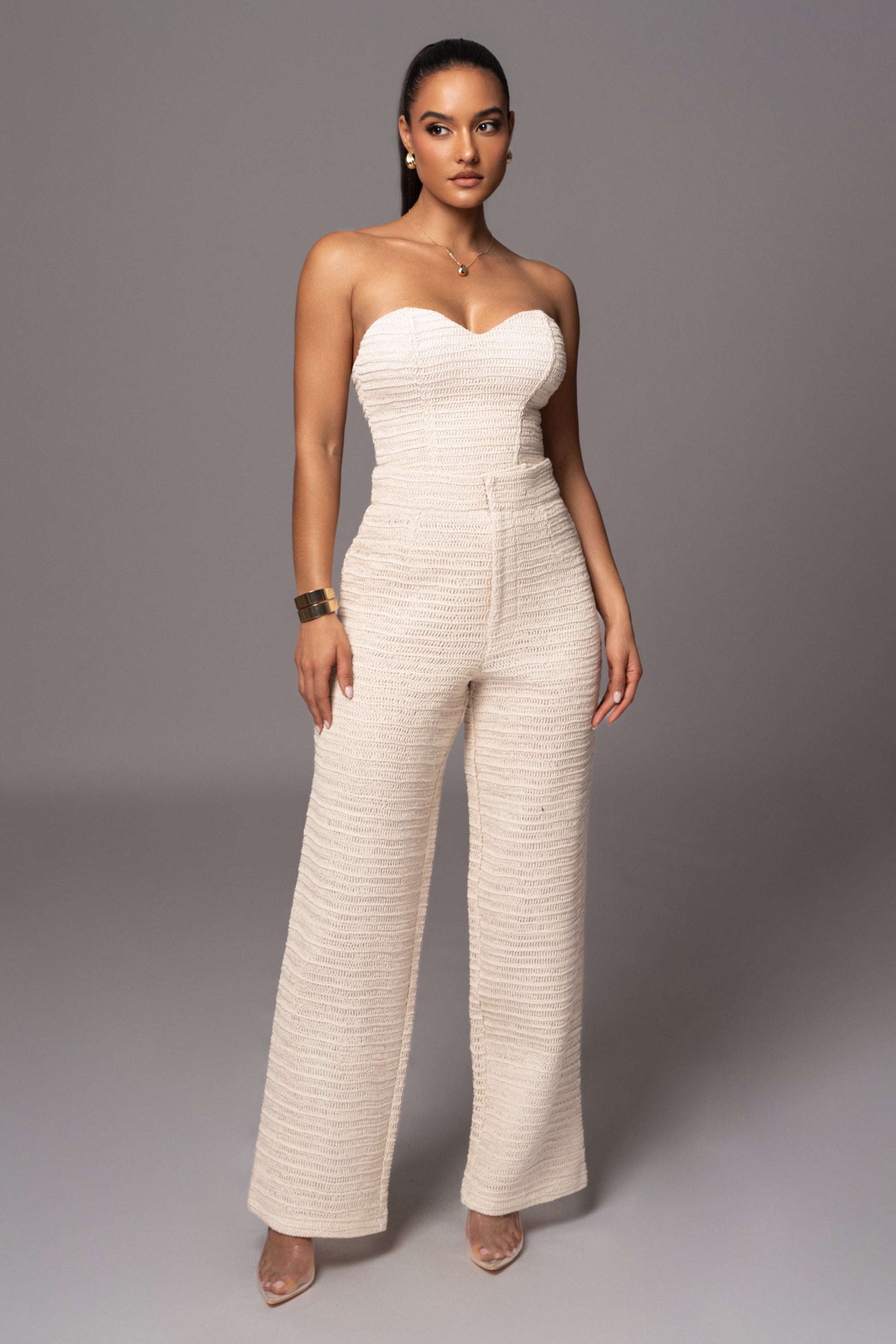 Beige Lila Bustier JLUXLABEL