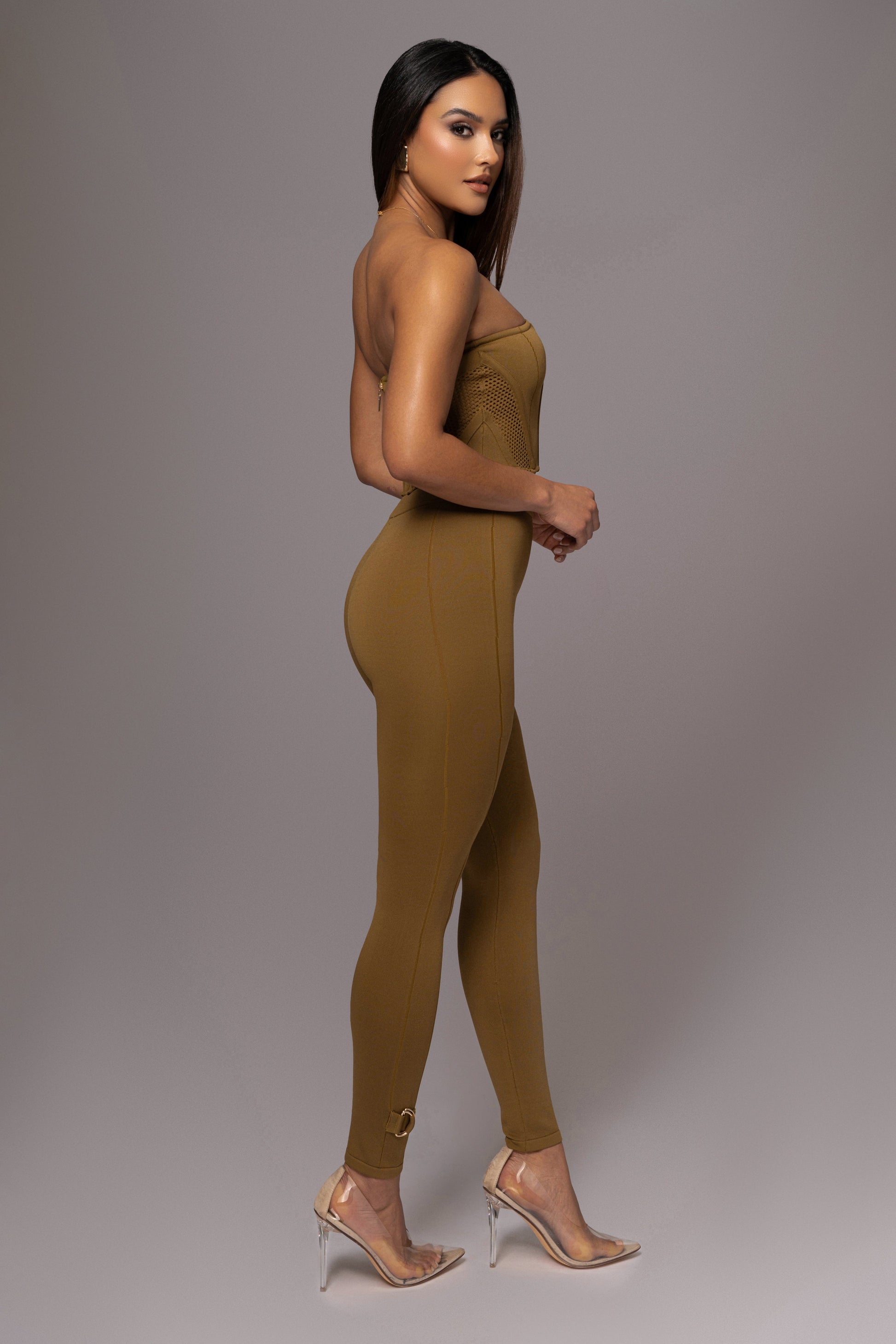 Olive Freda Knit Bustier JLUXLABEL